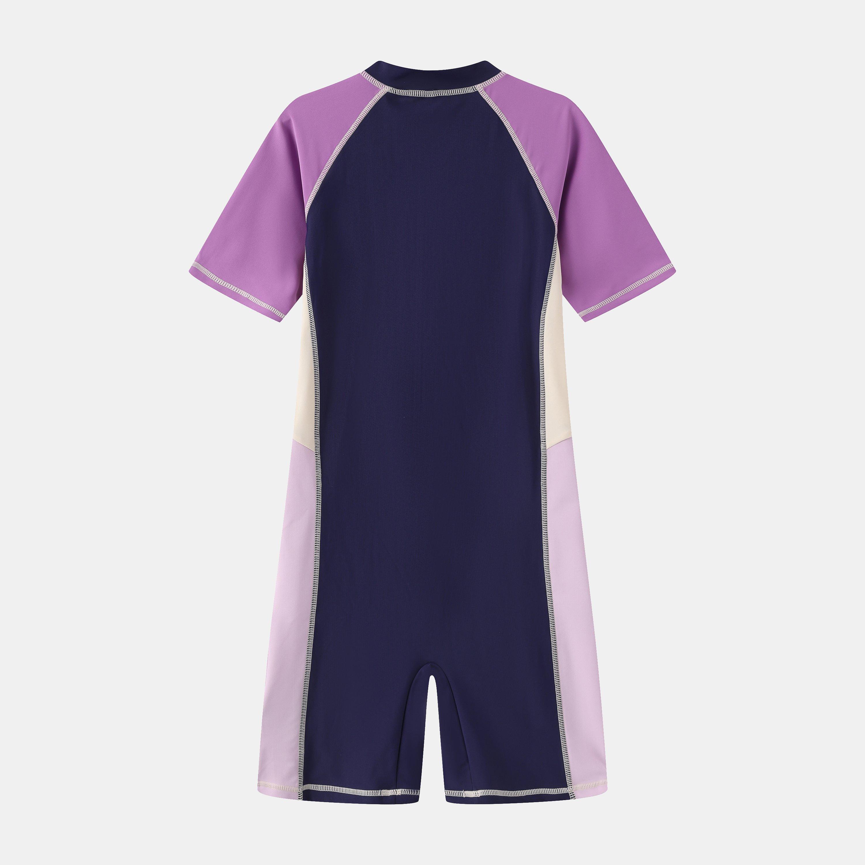 Navy/Purple - Slazenger - 1pc Swimsuit Junior Girls - 2