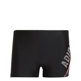 adidas Wording Swim Boxers Mens