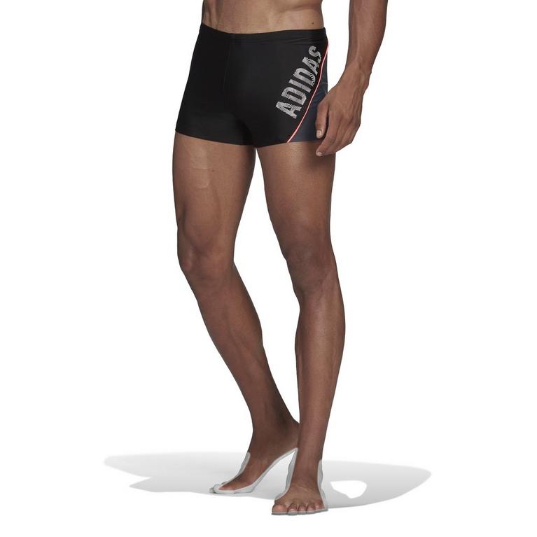 Negro - adidas - Wording Swim Boxers Mens - 2