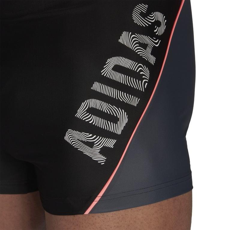 Negro - adidas - Wording Swim Boxers Mens - 5