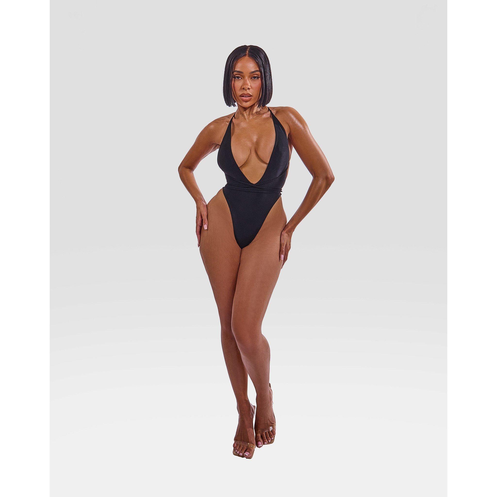 Black - Mars The Label - Womens Fishtail Swimsuit - 2