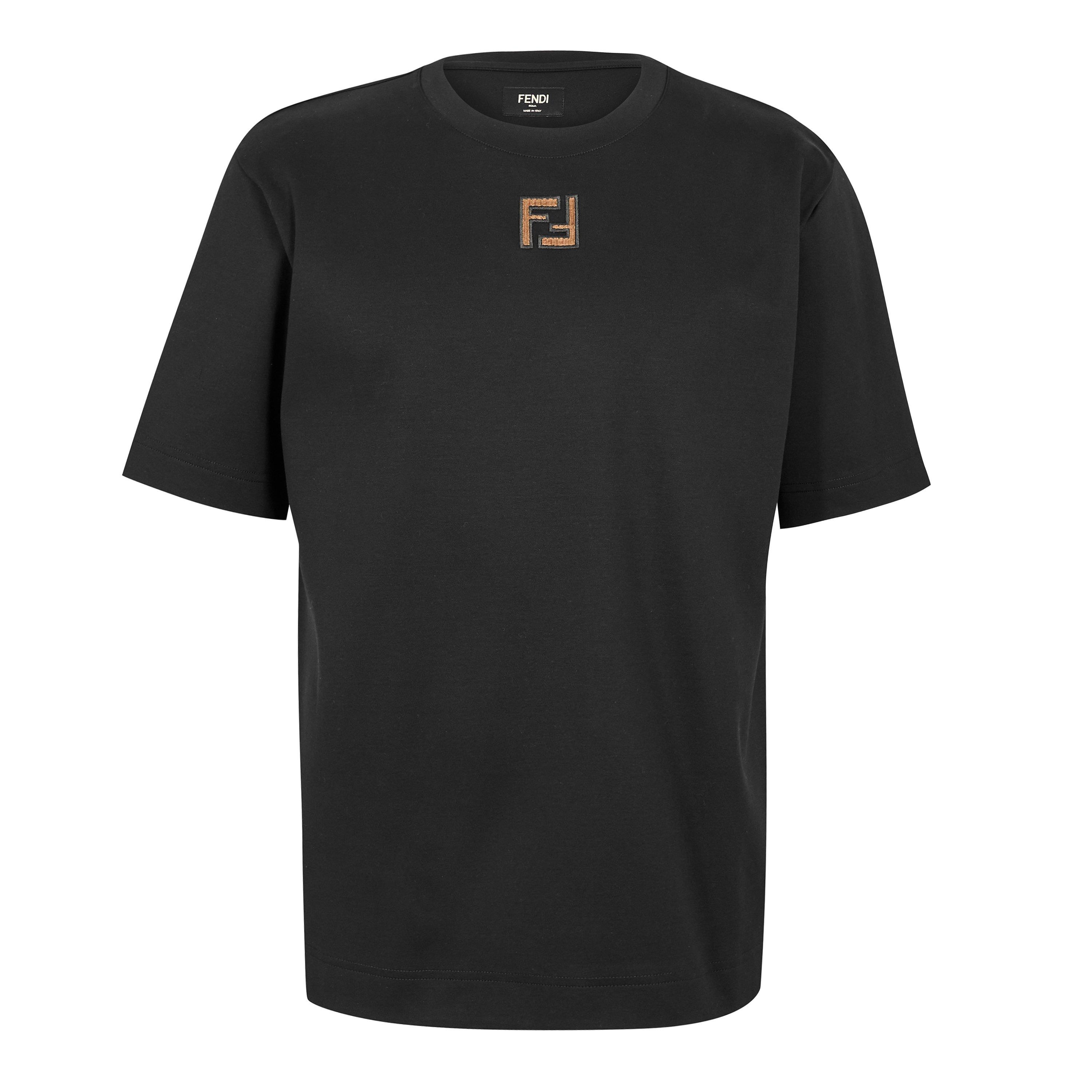 Black - Fendi - Men's FF T-Shirt - 1