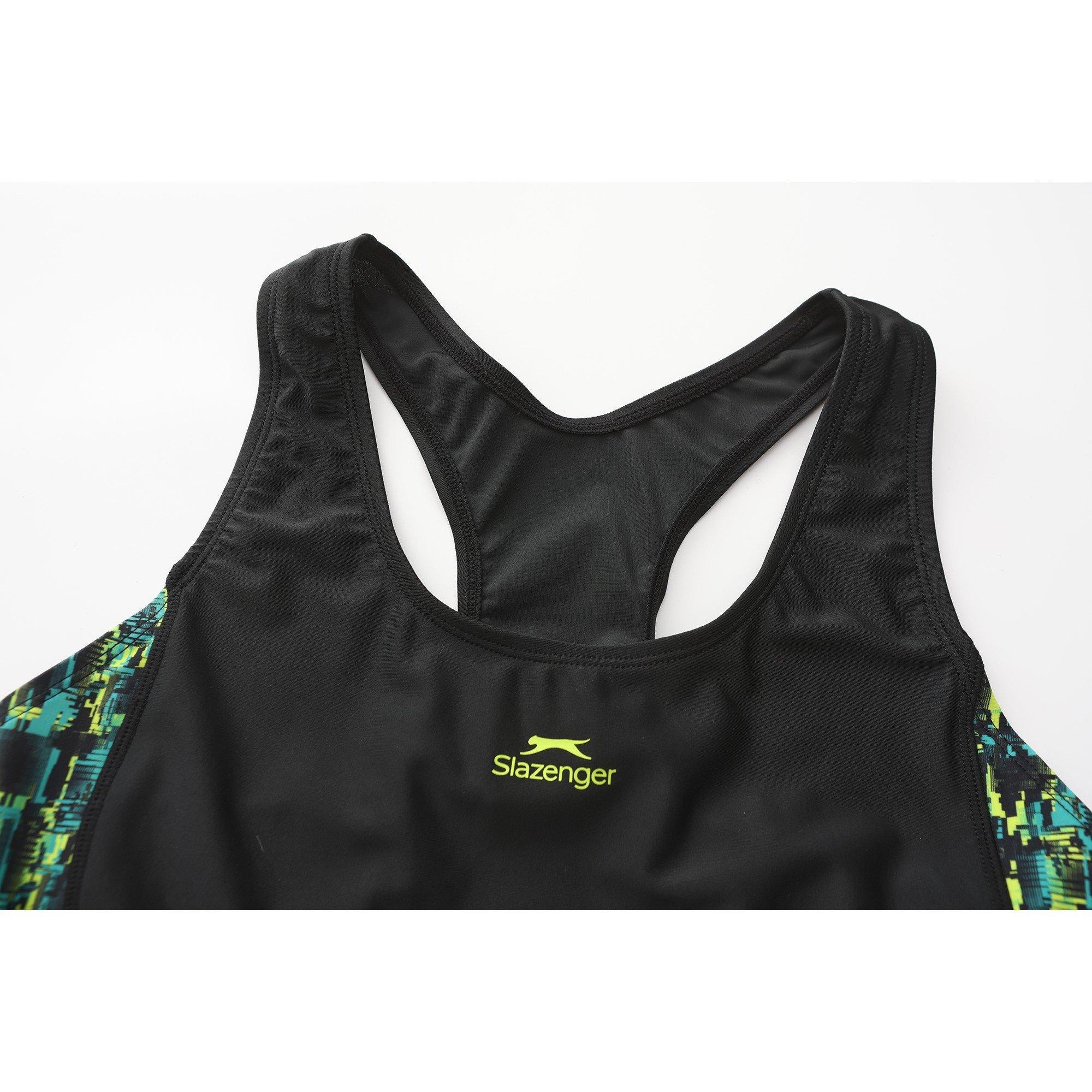 Black/Green - Slazenger - PL Racerback Womens - 4