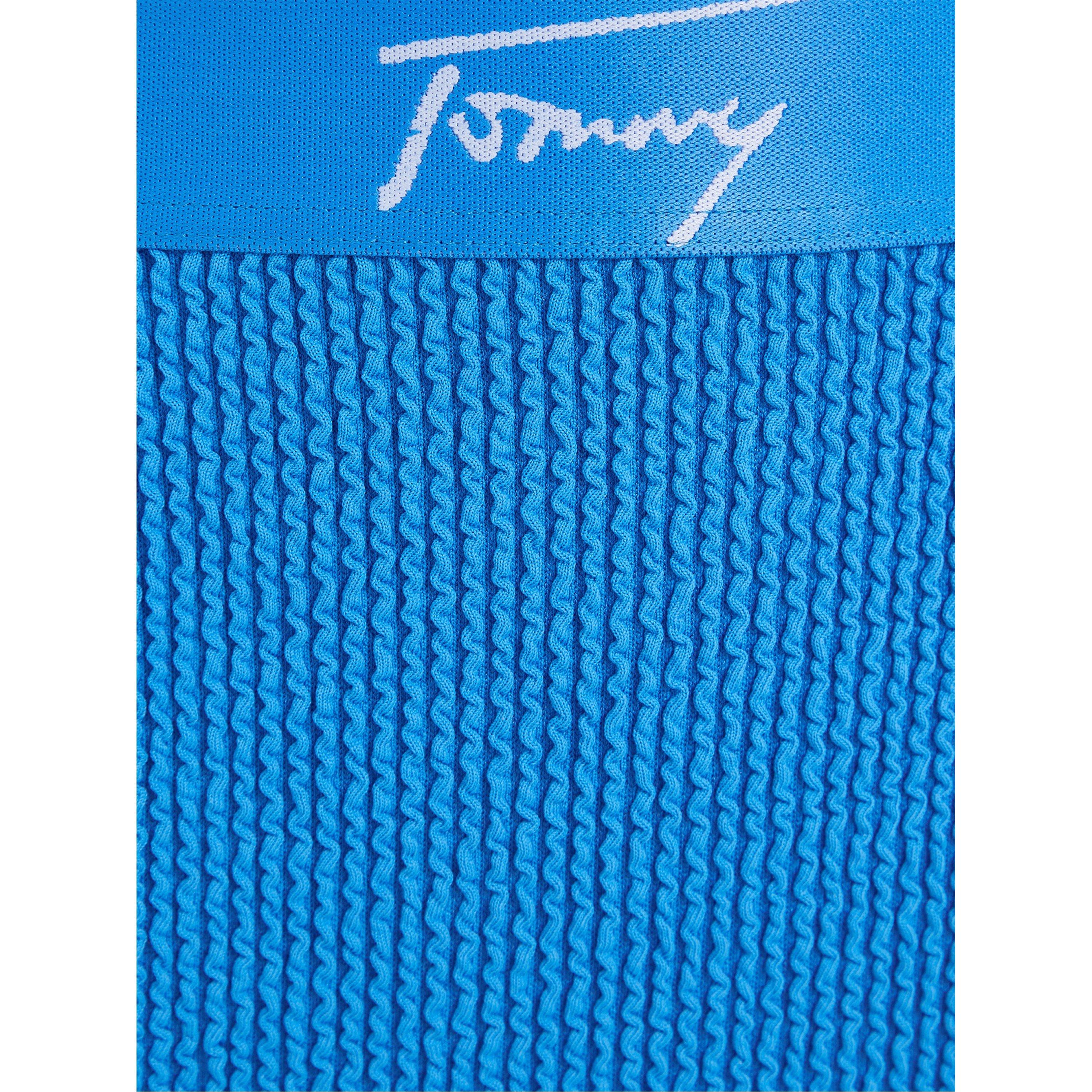 Azul Cielo Profundo - Tommy Hilfiger - Women's High-Leg Cheeky Hipster Bikini Bottoms - 5