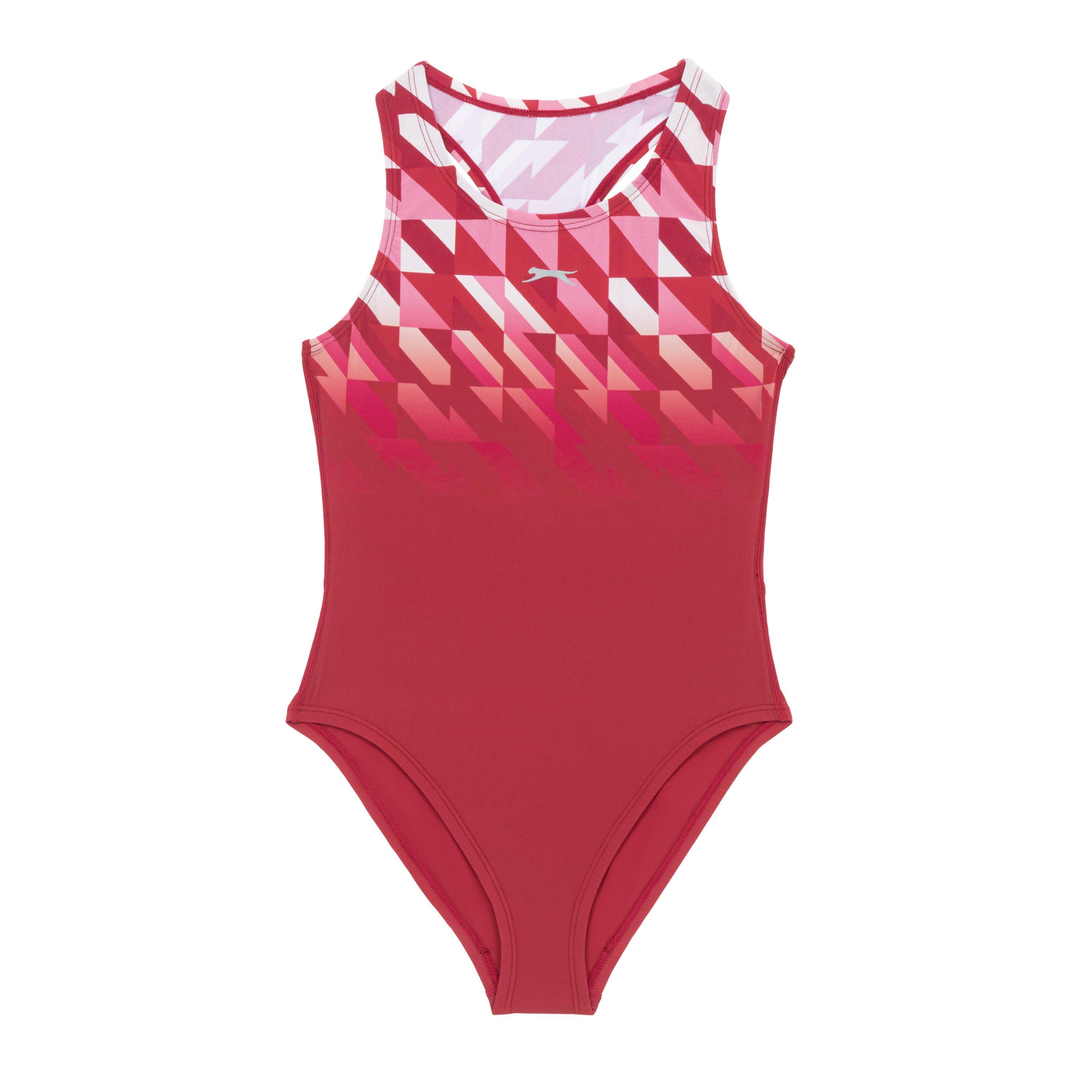 Pink/Pink - Slazenger - Kids' Slaz One Piece Swimsuit - 1