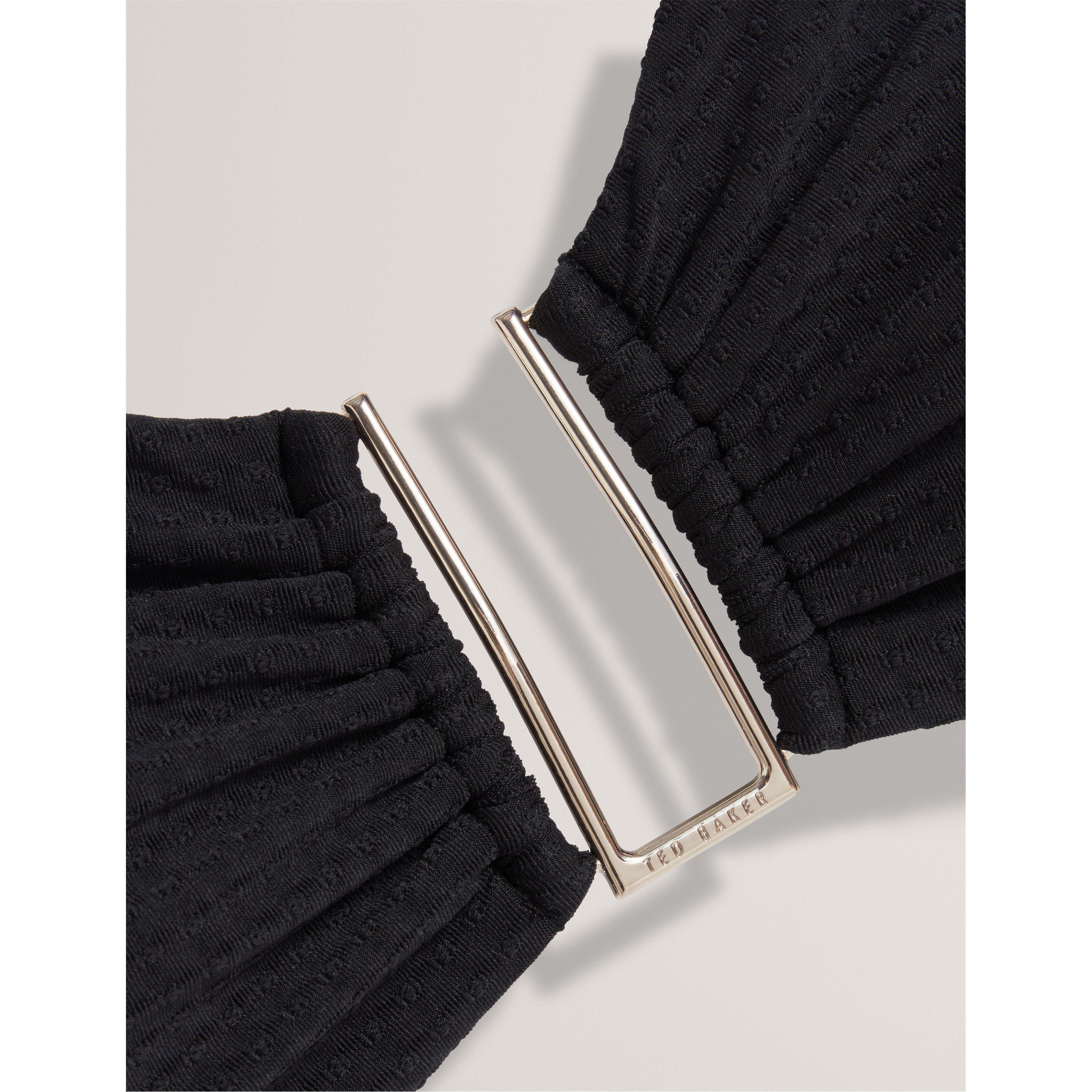 Black - Ted Baker - Women's Bandeau Bikini - 2