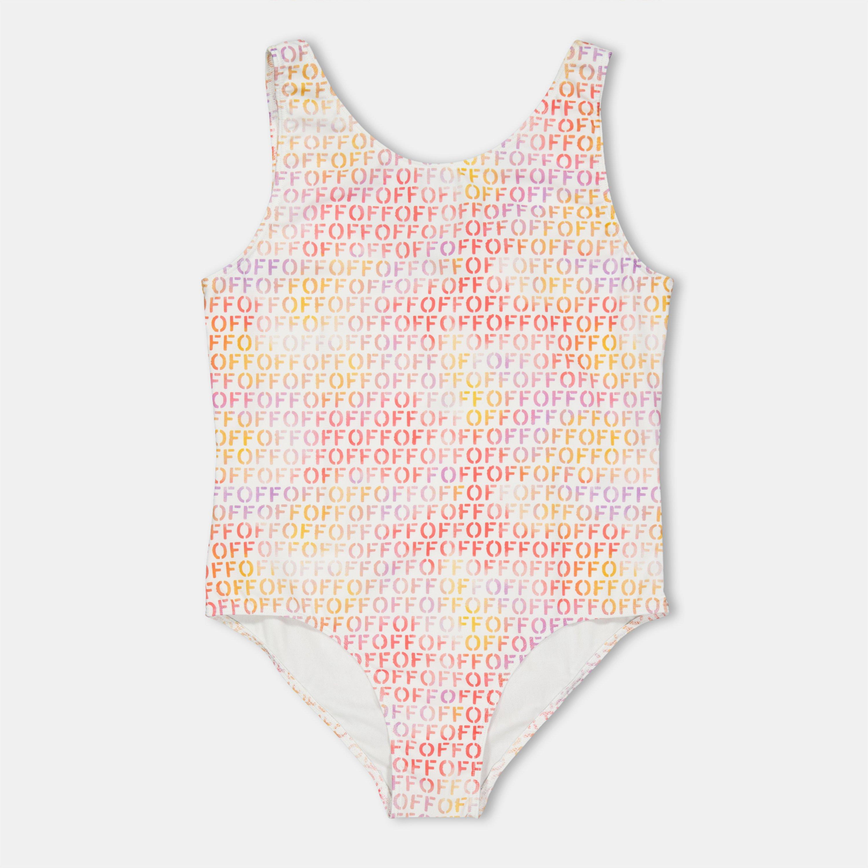 Multi - Off White - Kids One Piece Swimsuit - 1