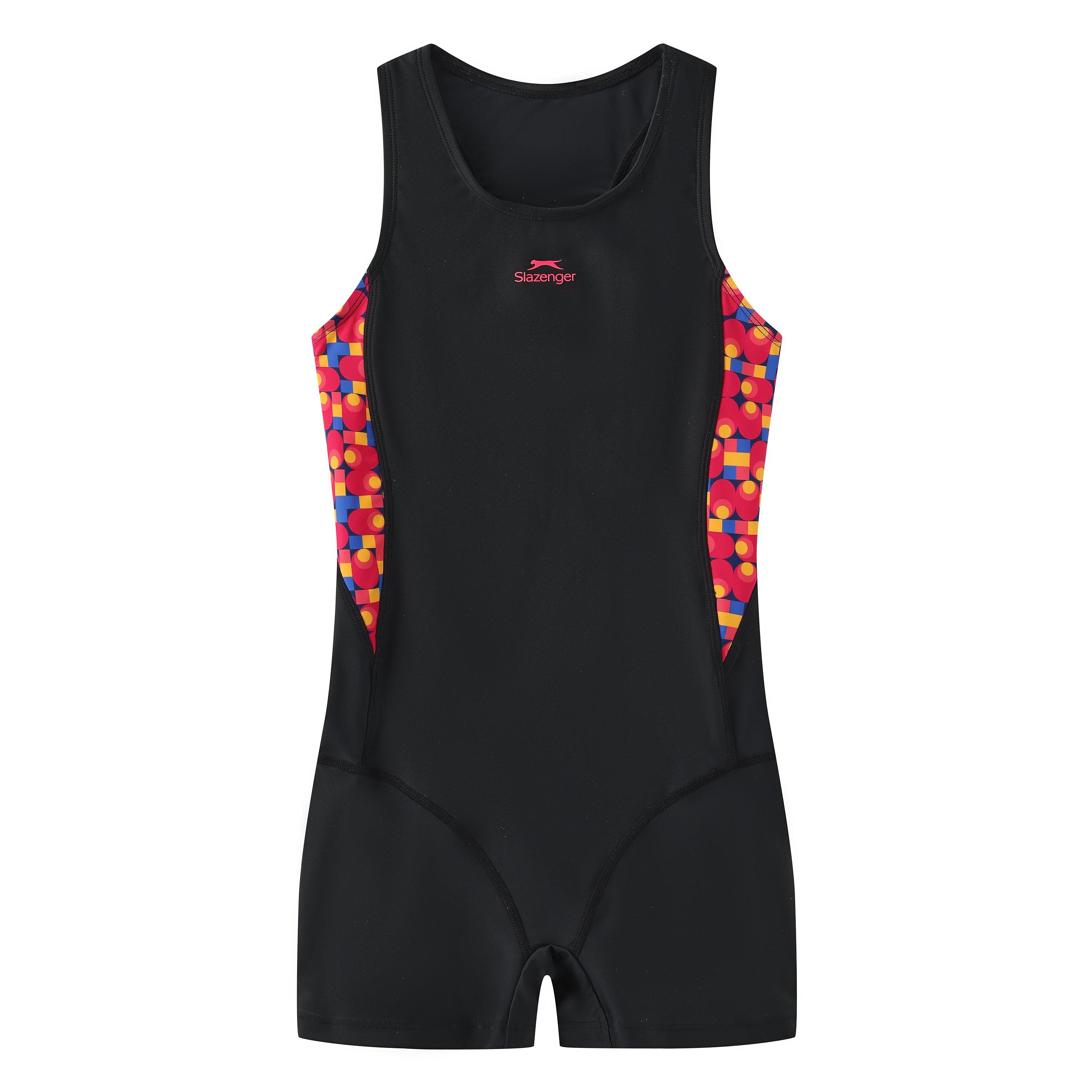 Black/Green - Slazenger - PL Boyleg Junior Girls - 1