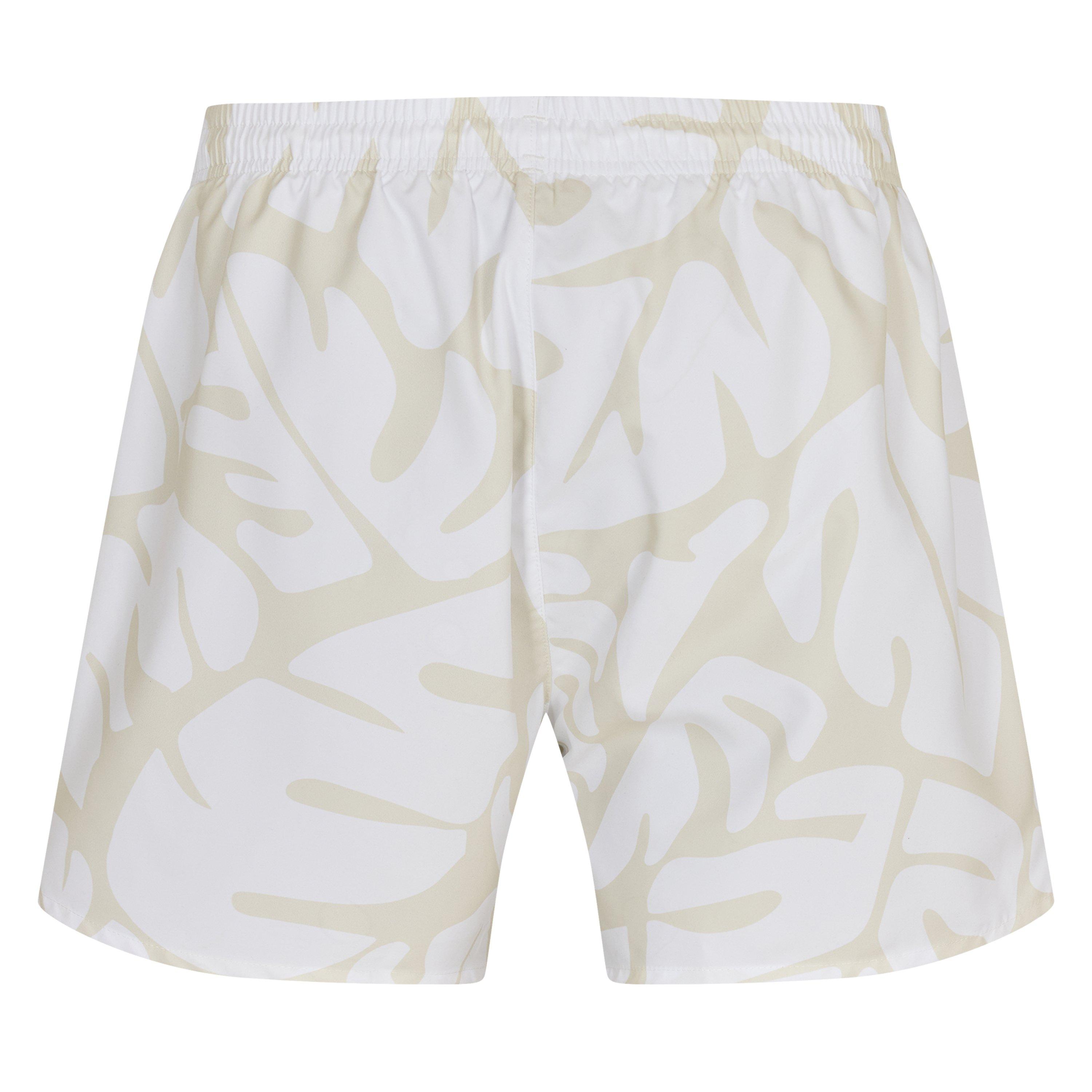 Open White - Boss - Men's Turtle Swim Shorts - 2