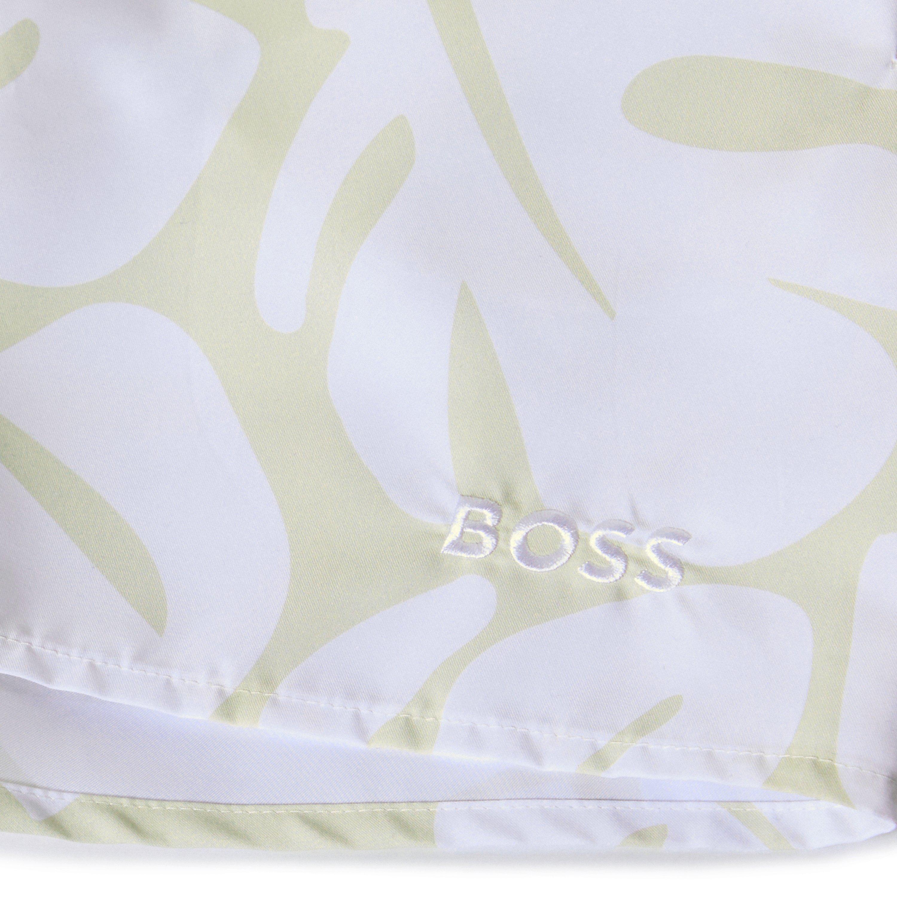 Open White - Boss - Men's Turtle Swim Shorts - 3