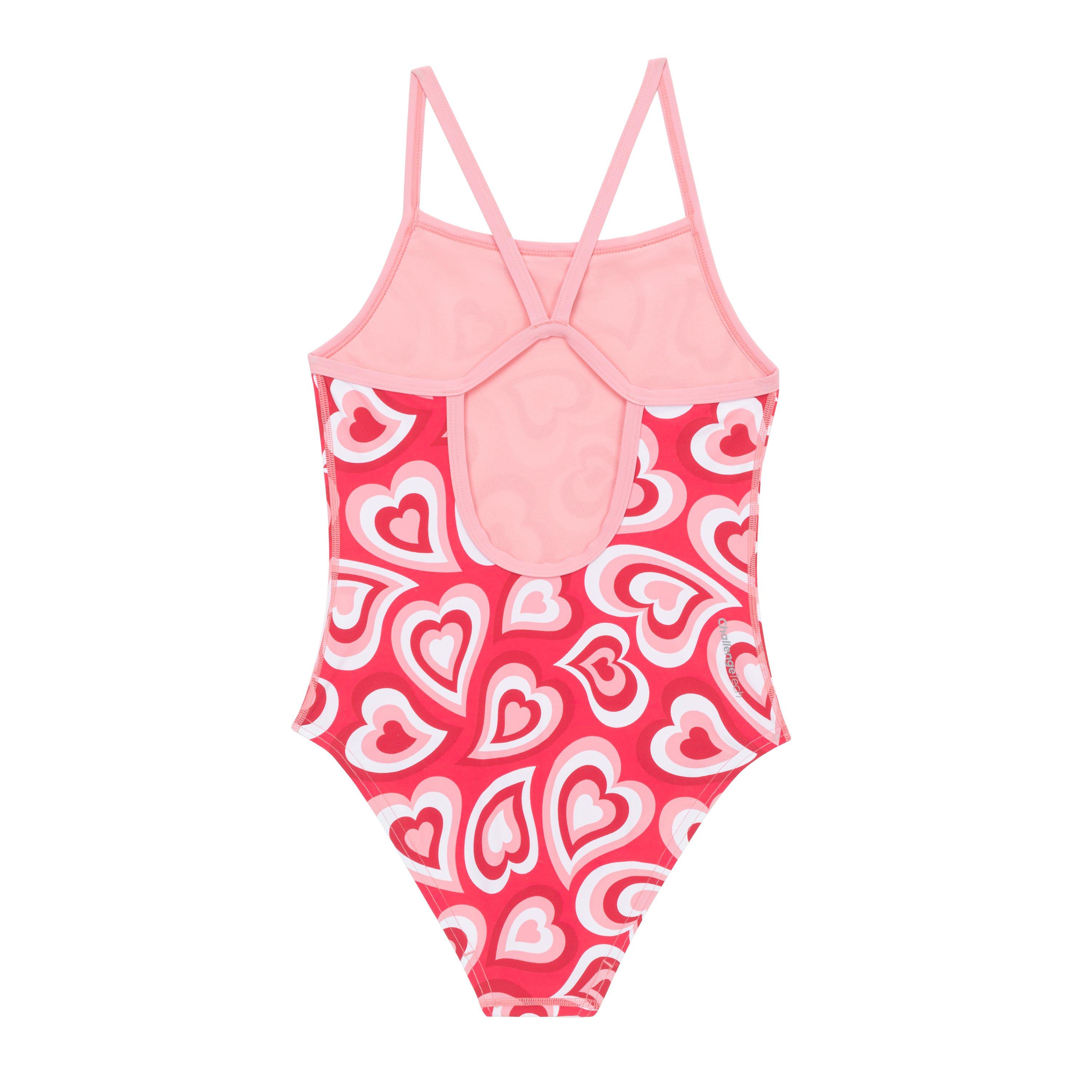 Rød - Slazenger - Thin Strap One Piece Swimsuit - 2