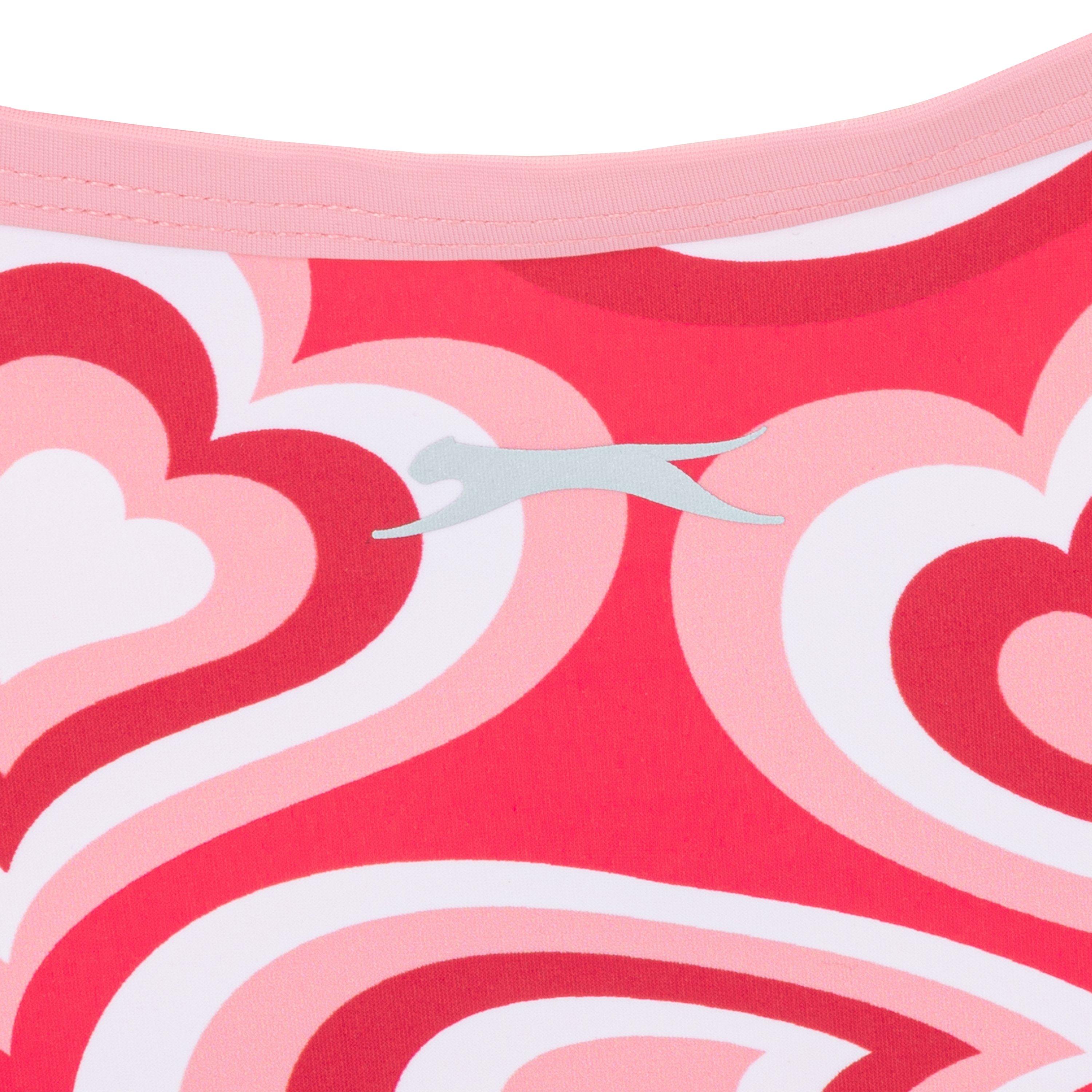 Rød - Slazenger - Thin Strap One Piece Swimsuit - 3