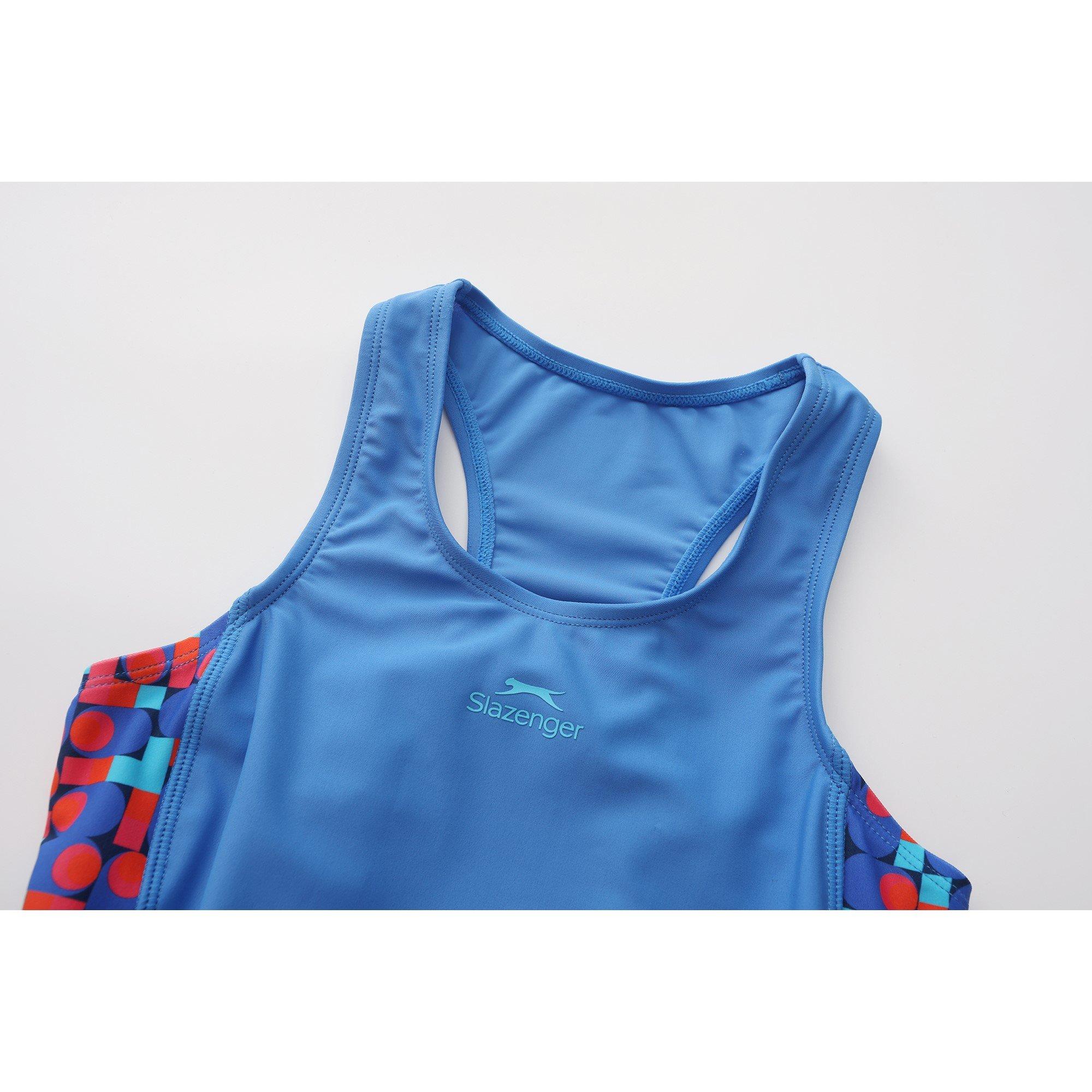 Blue/Blue - Slazenger - PL Racerback Junior Girls - 3