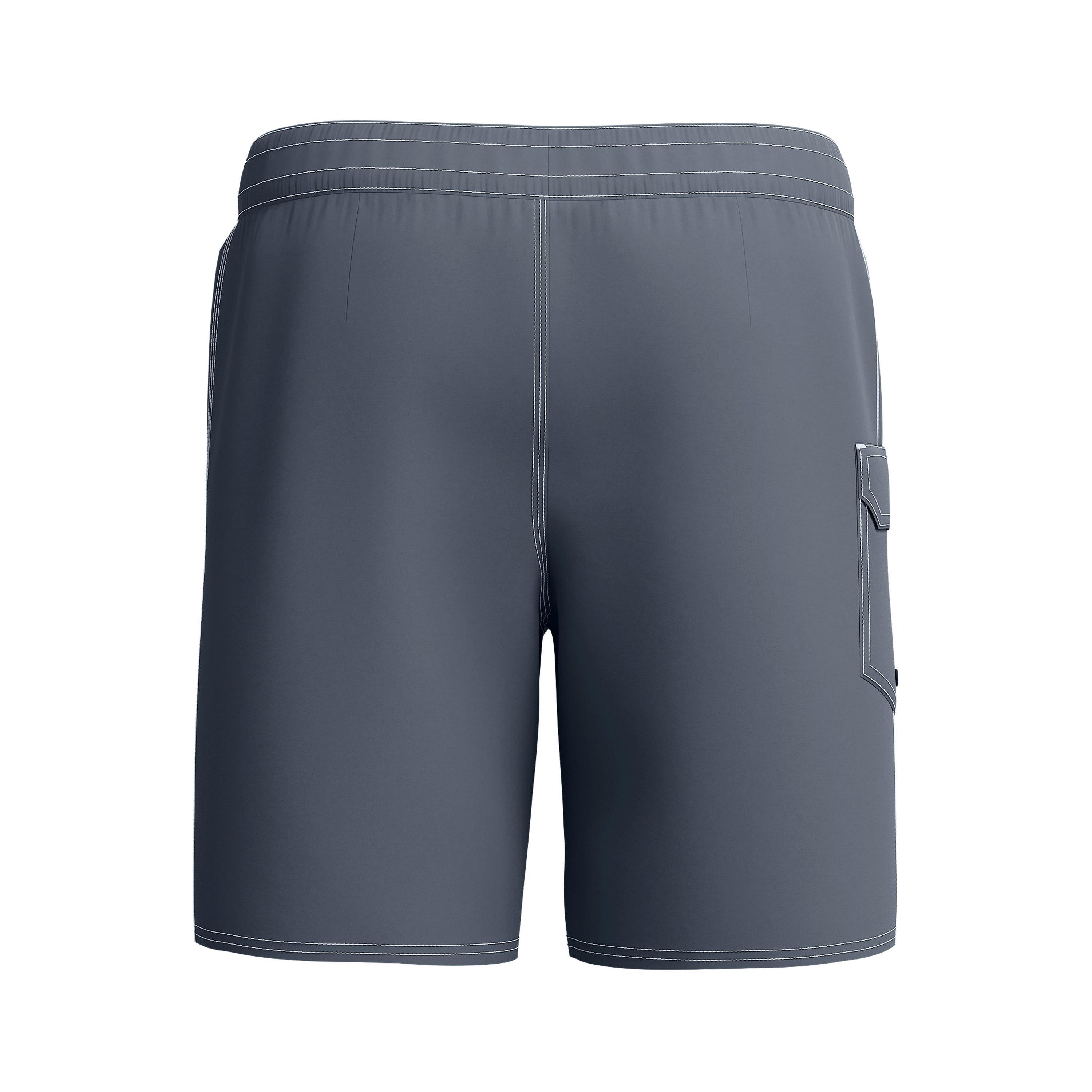 GREY LEAD/BLACK - Speedo - Speedo Lookout Solid Swim Shorts - 3