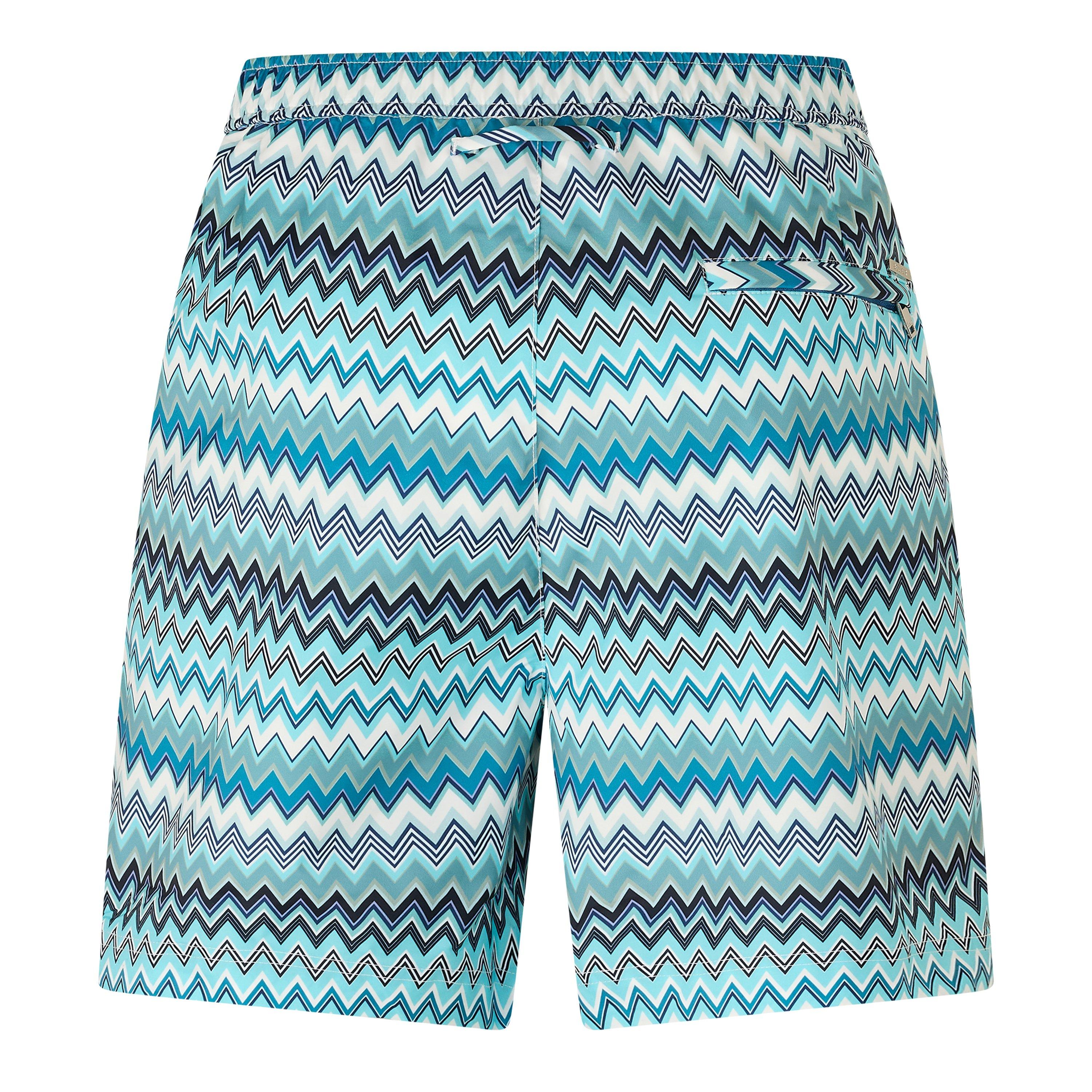 Blue/Grn/Wht - BELIER - BELIER Zag Prnt Swim Sn63 - 2
