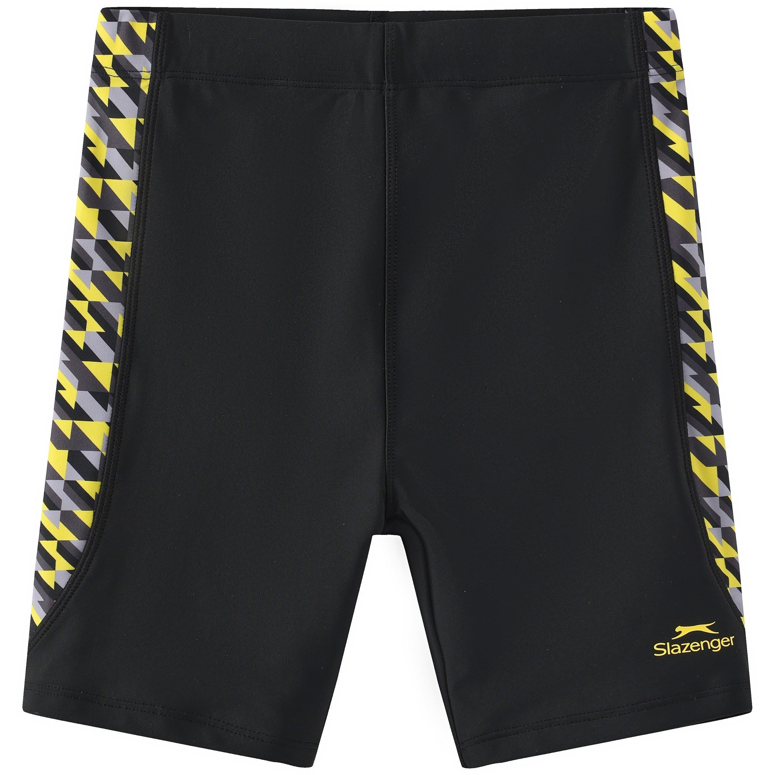 Slazenger Boys Pl Jammer Junior - Black/Yellow - 13 (XL)