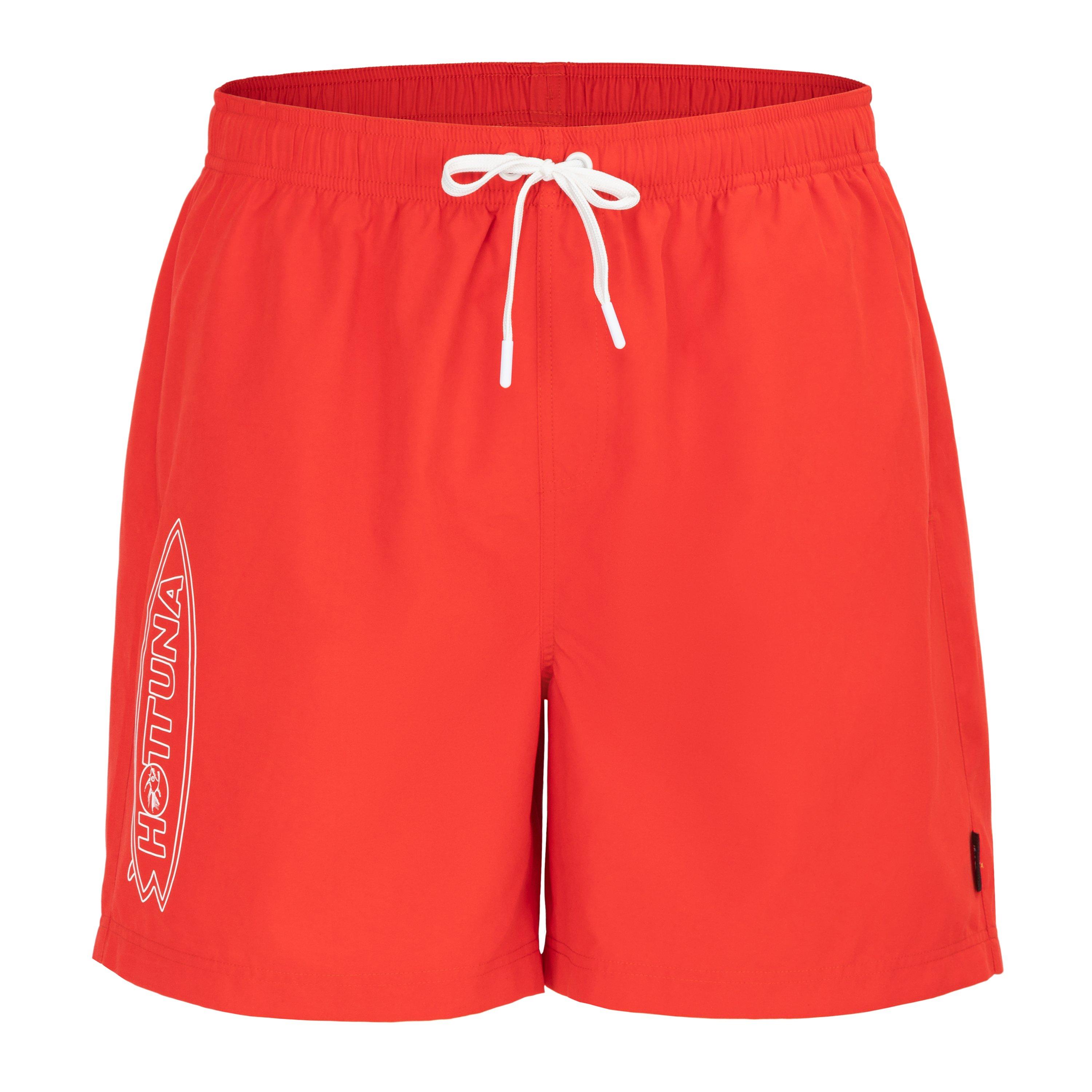 Hot Tuna Men's Ht Swim Shorts - Red - Small