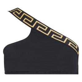 Versace Icon Greca One Shoulder Bikini