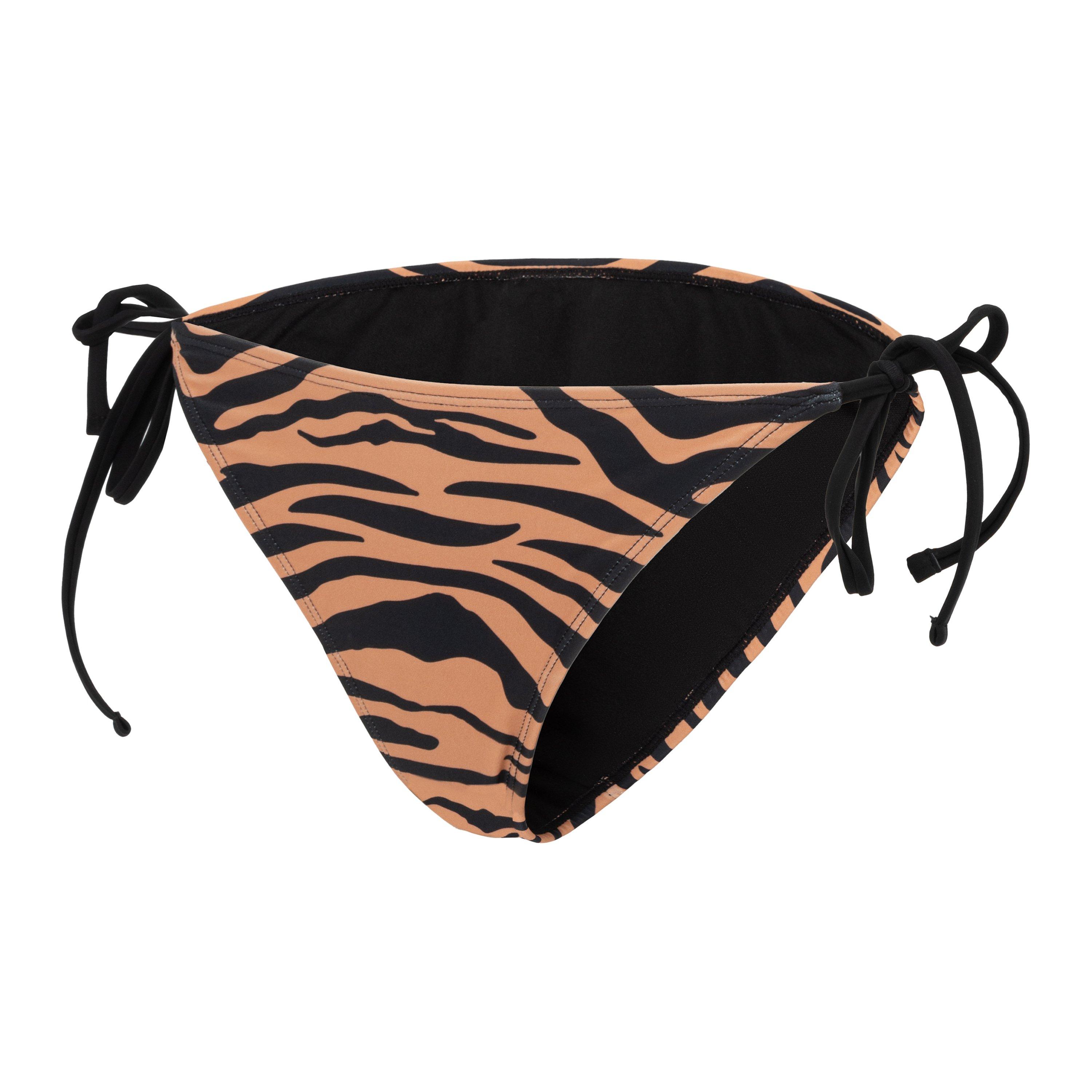 Black/Brown - SoulCal - Soul Tie One Piece Swimsuit - 3