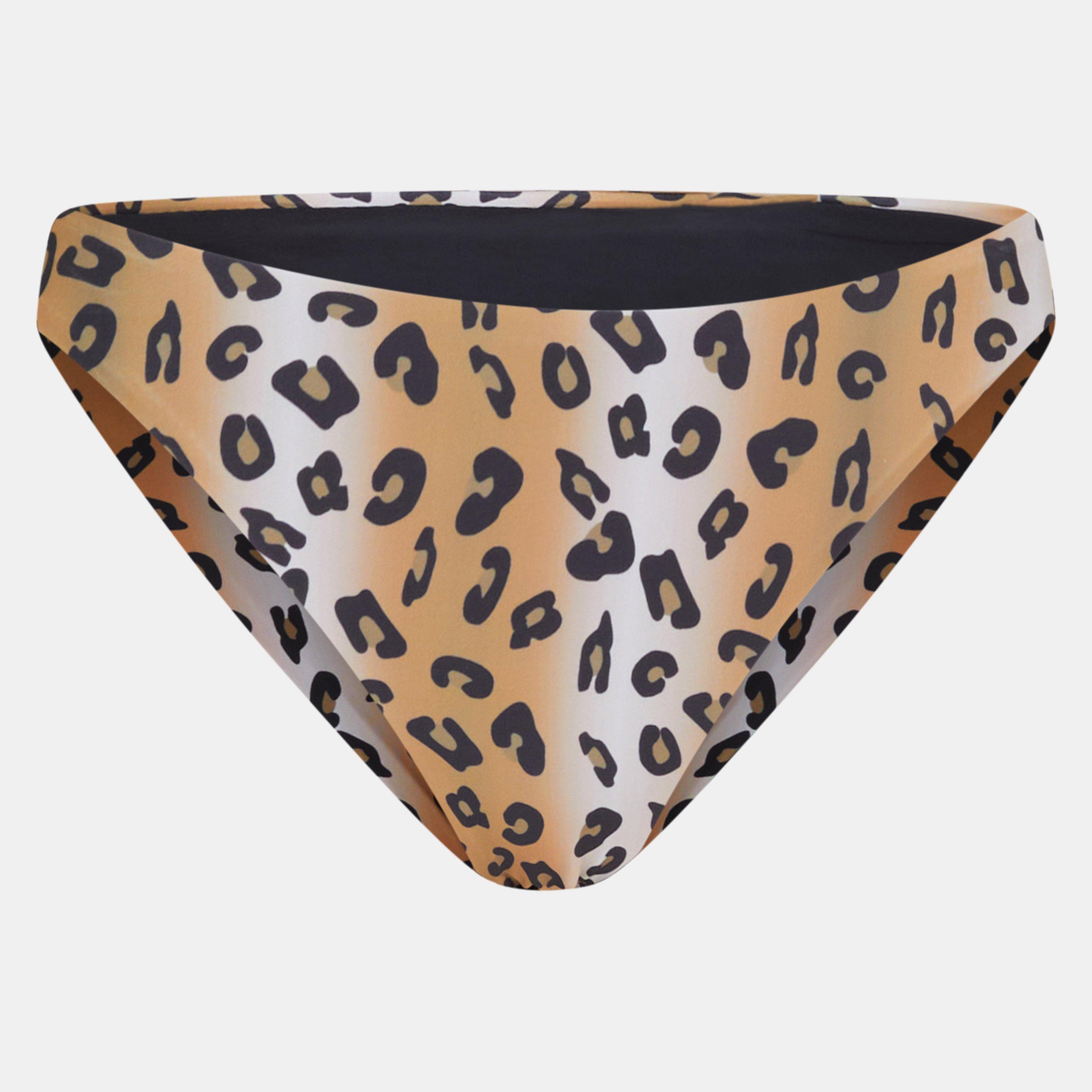 Lprd Print/Blk - Brave Soul - Reversible Animal Print Bikini Botoms - 1