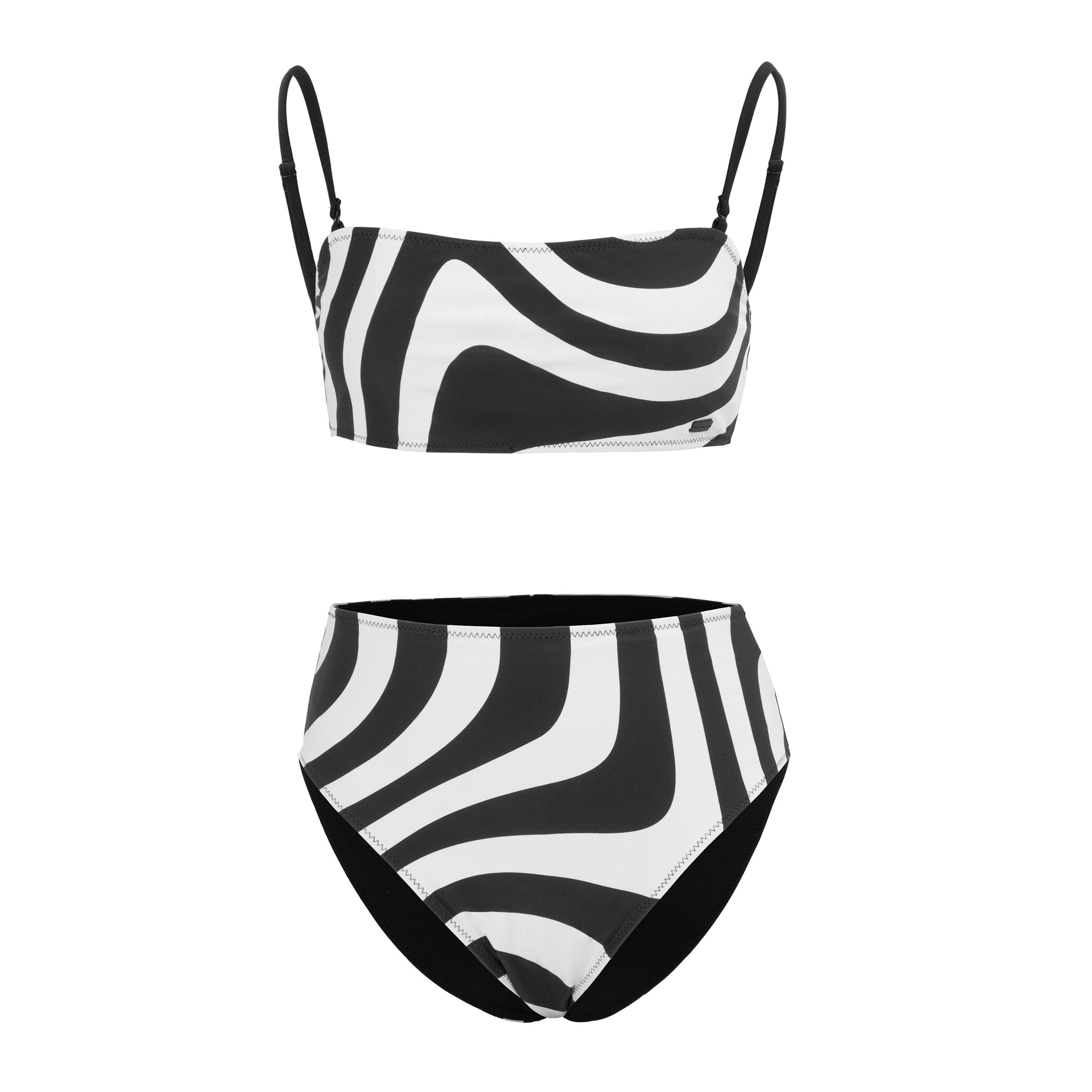 Black/Brown - SoulCal - Women's Soul Reversible One Piece Swimsuit - 1