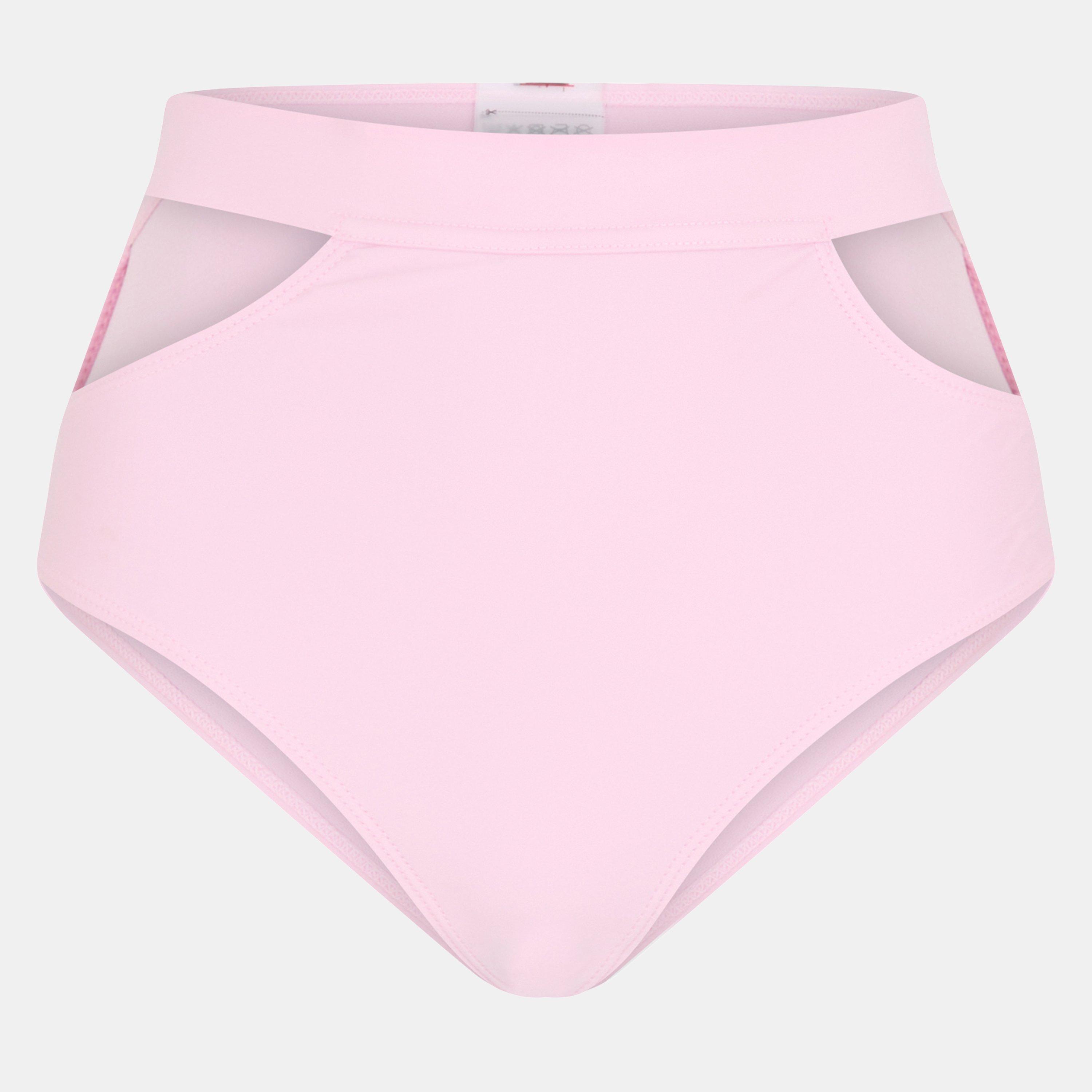 Brave Soul Women's Bikini Bottoms With Wrap Around Ties Pink - 14 (L)