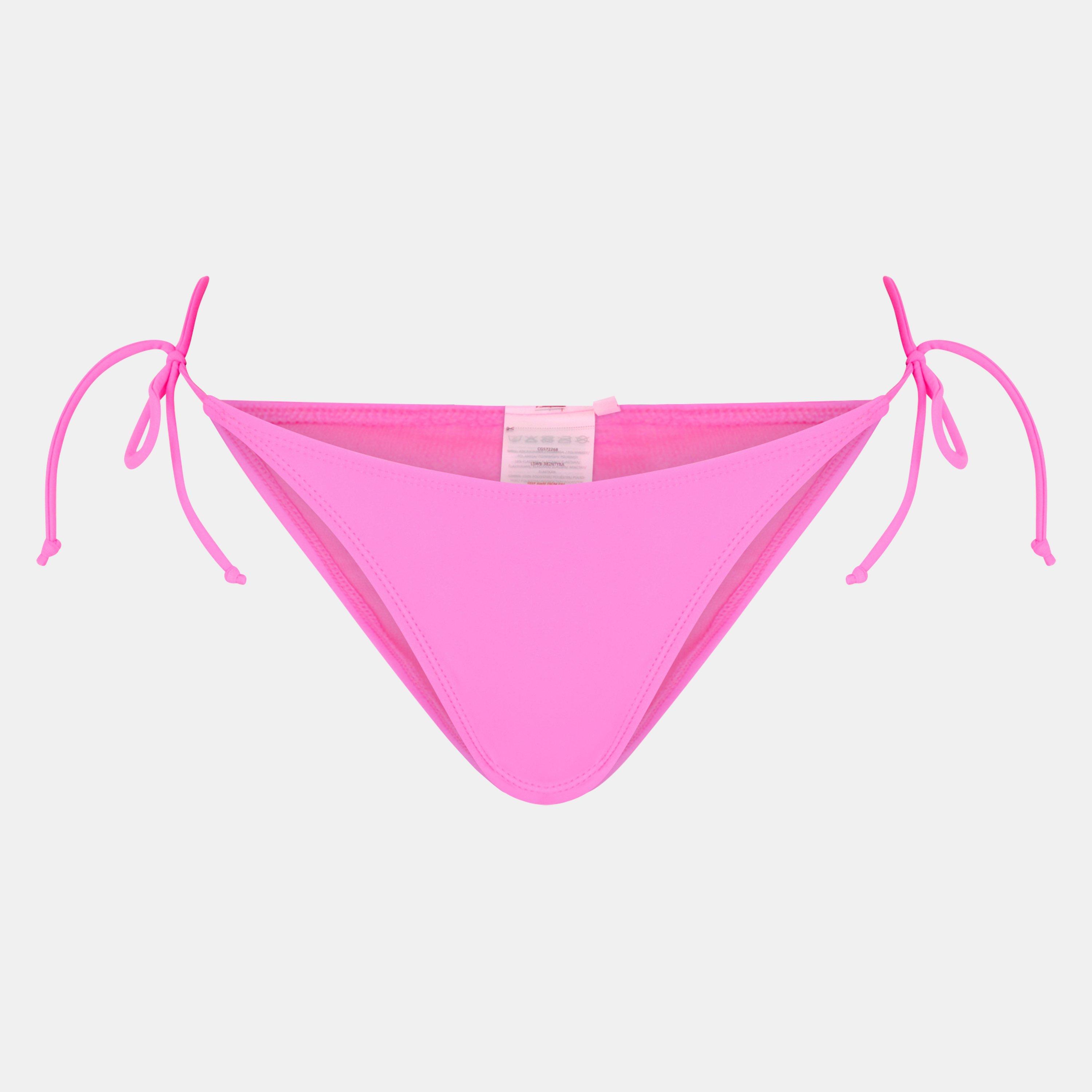 Neon Pink - Brave Soul - Side Tie Bikini Bottoms - 1