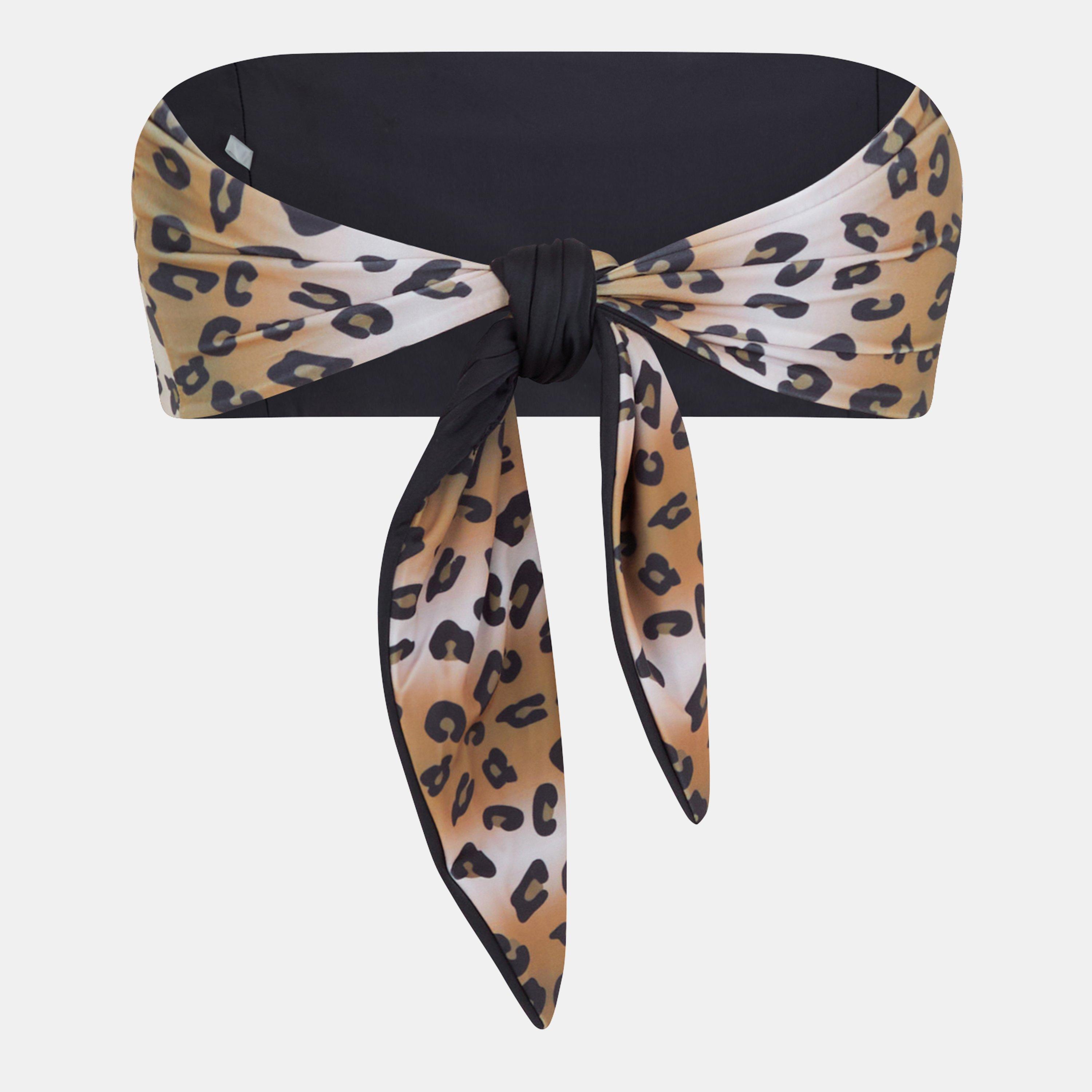 Lprd Print/Blk - Brave Soul - Bandeau Bikini Top - 2