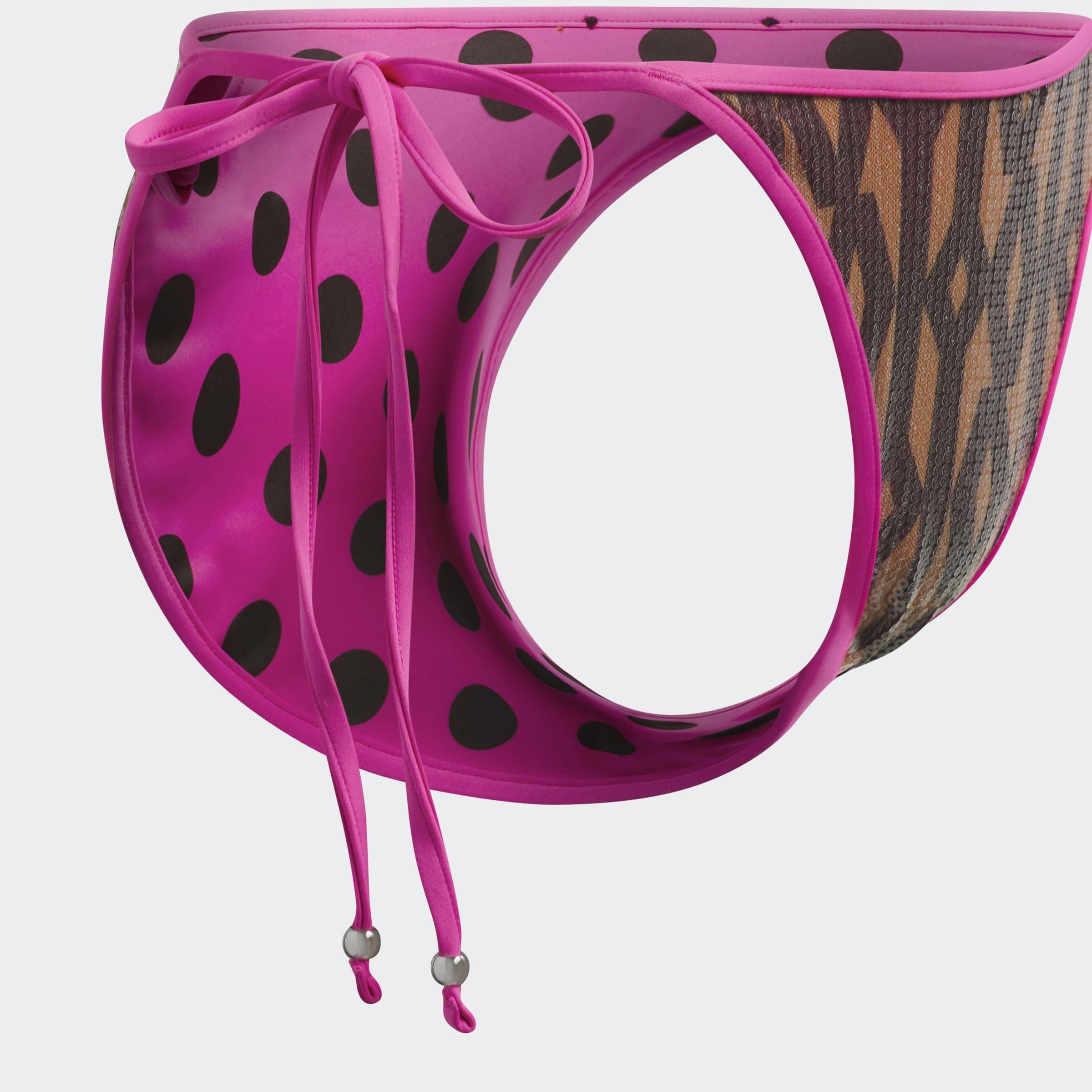 Brown - adidas Originals - x IVY PARK Sequin Monogram Bikini Bottoms Womens - 7