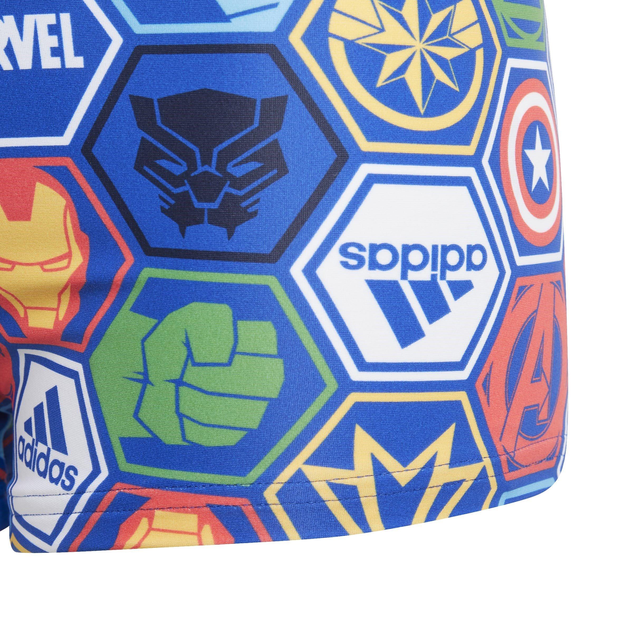 Plavo/Crveno - adidas - adidas X Marvel's Avengers Swim Boxers Juniors - 4