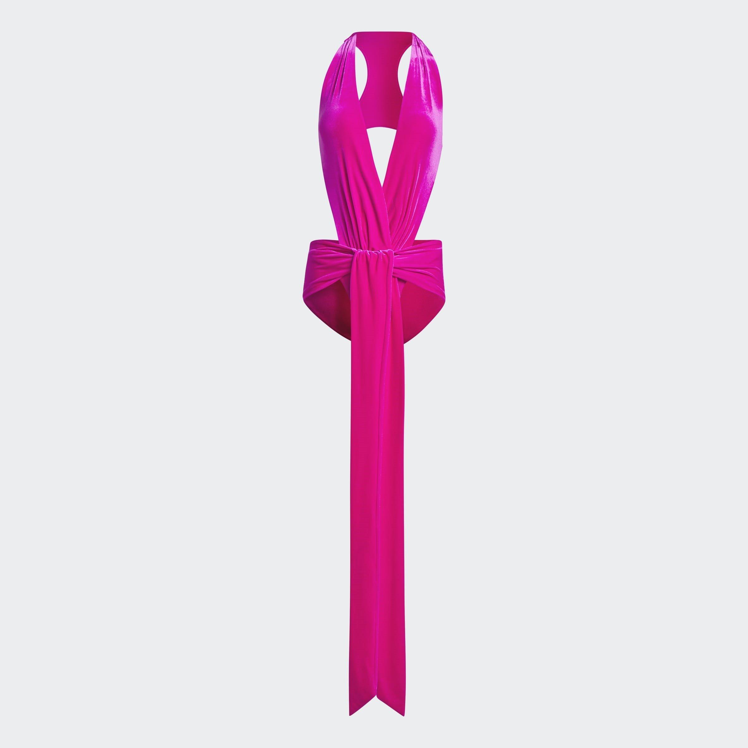 Pink - adidas Originals - Women's Streamlined Quick Drying One Piece Swimsuit - 1