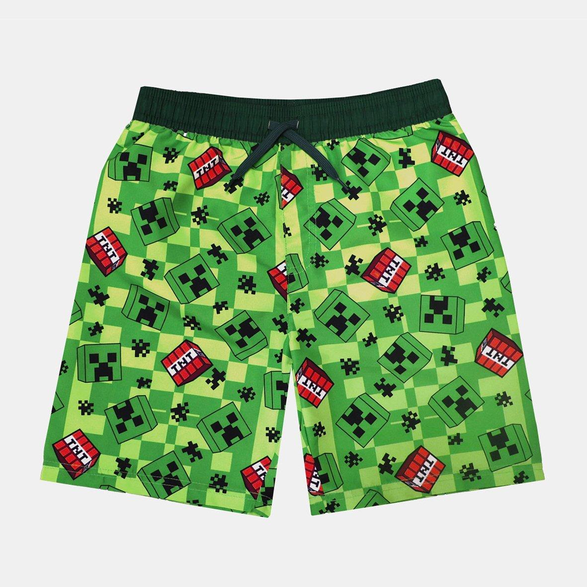 Minecraft - Character - Unisex Kids' Swim Shorts - 1