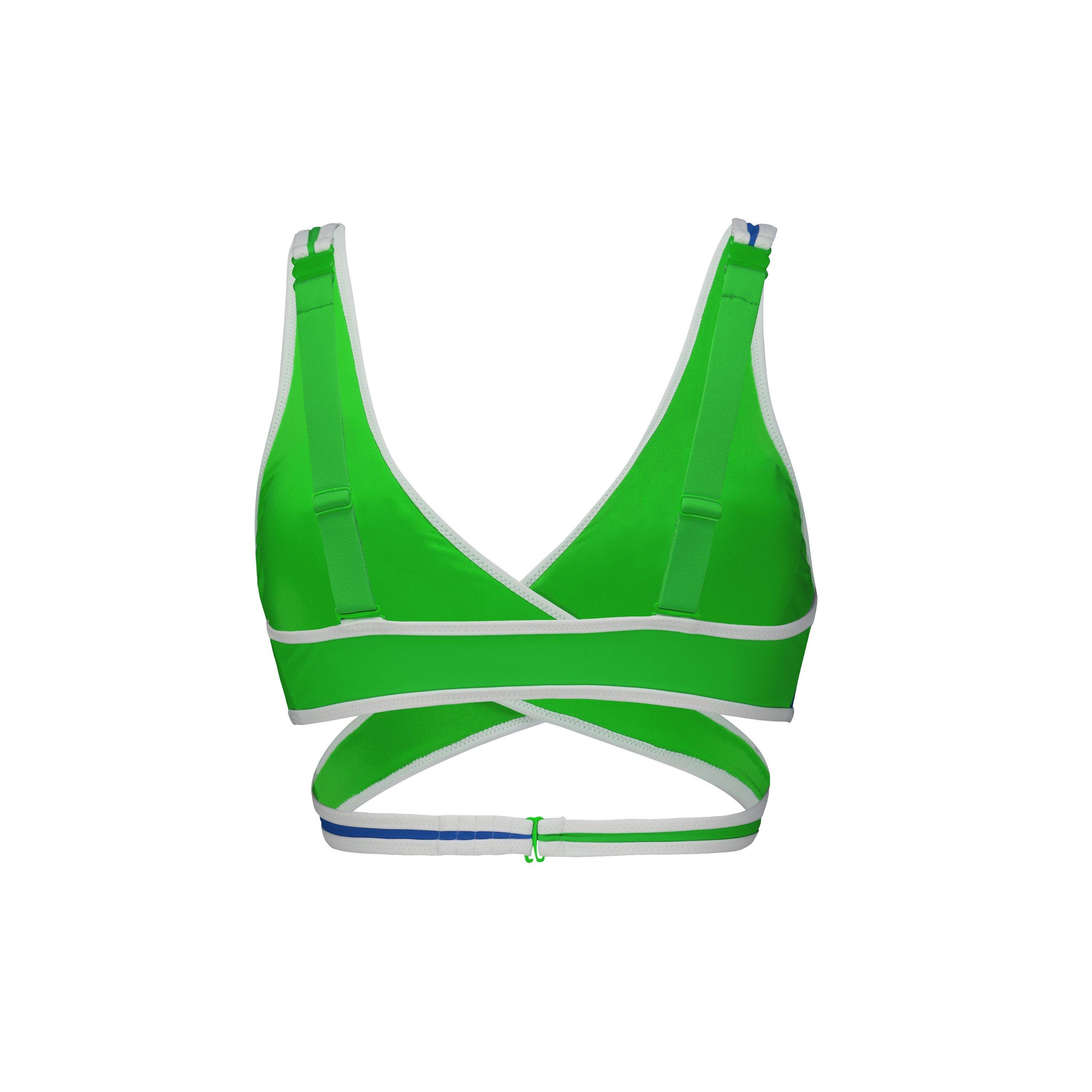 Blauw / Groen - Puma - Plunge Bikini Top - 2