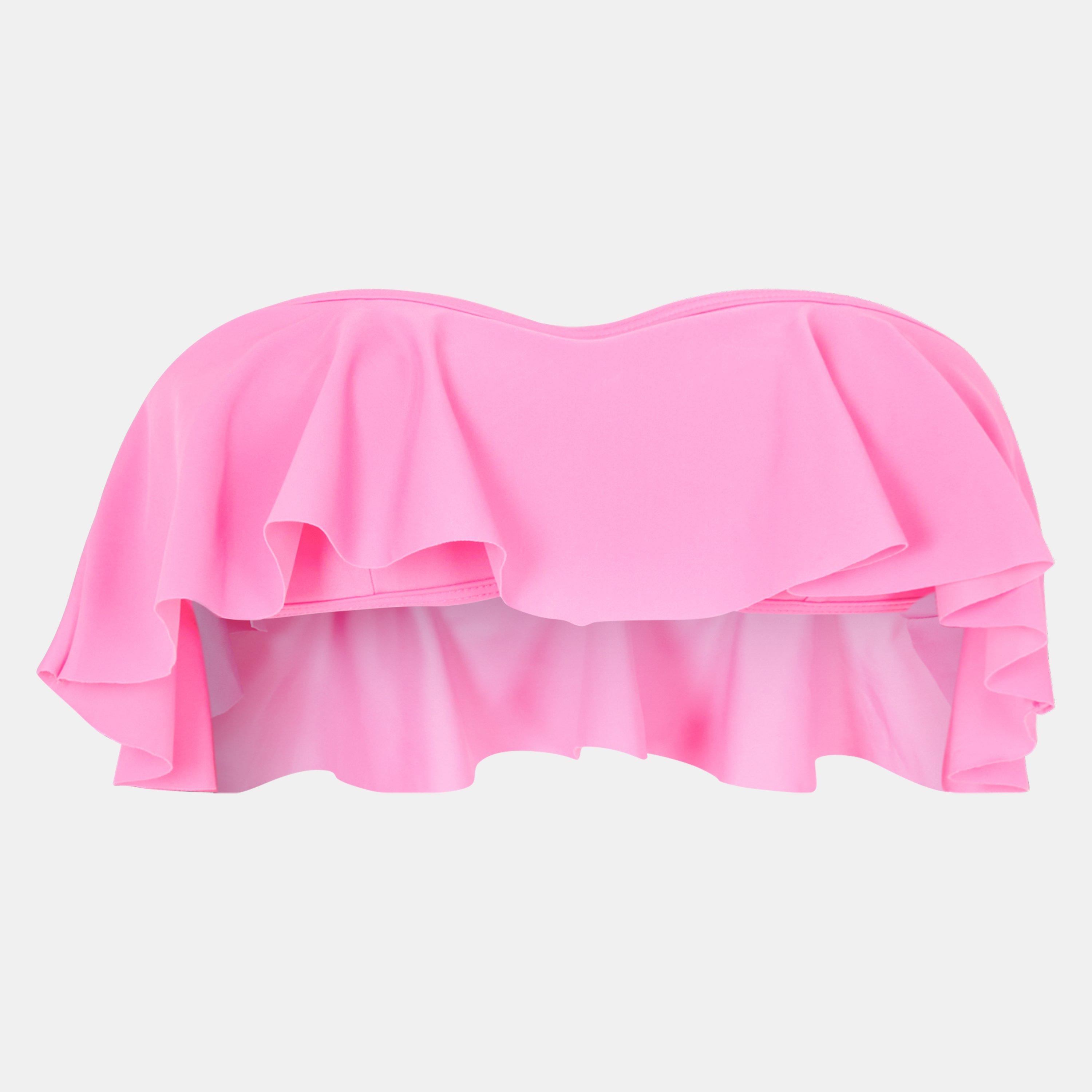 Bright Pink - Brave Soul - Strapless Structured Bikini Top - 1