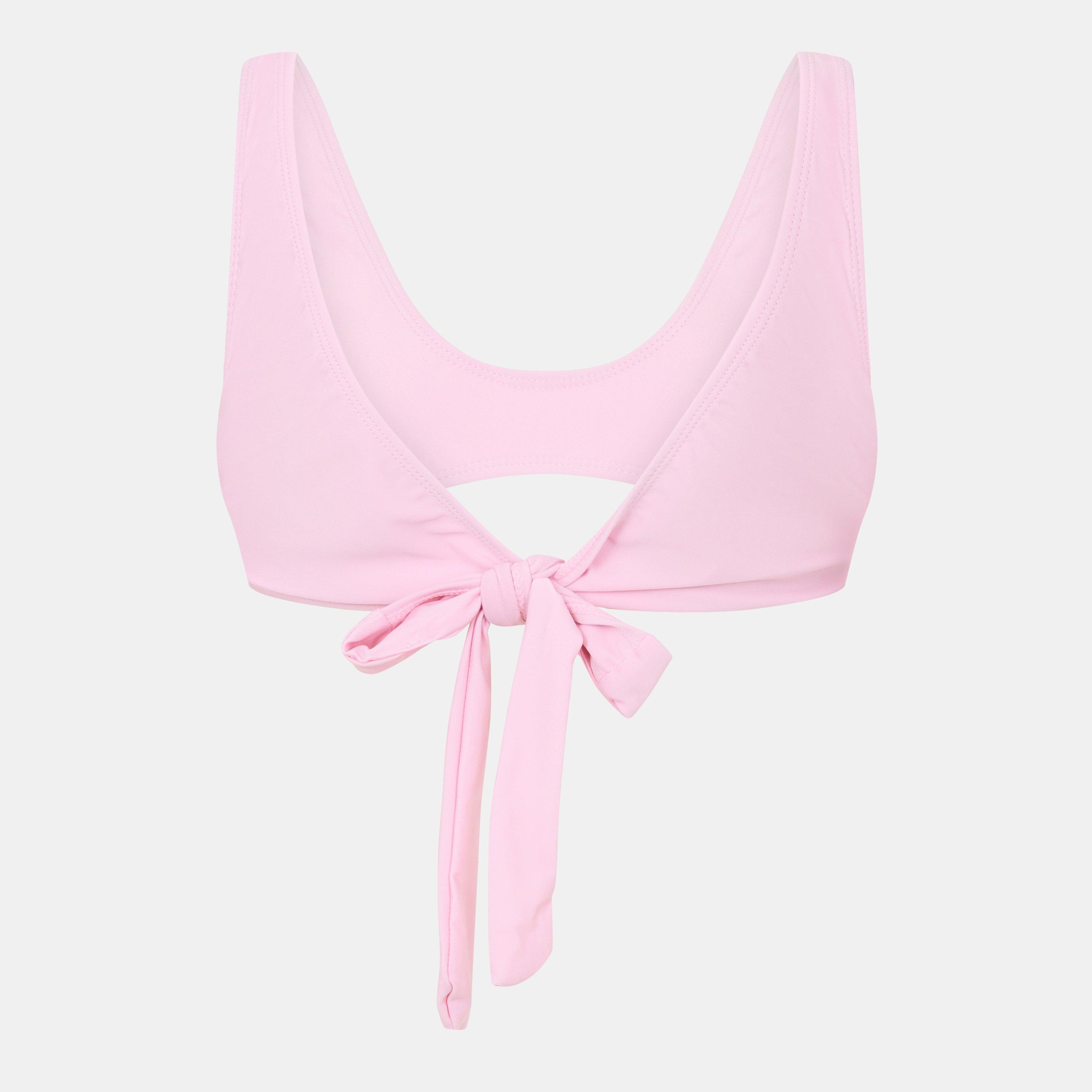 Pink - Brave Soul - Bikini Top with Wrap Around Ties - 2