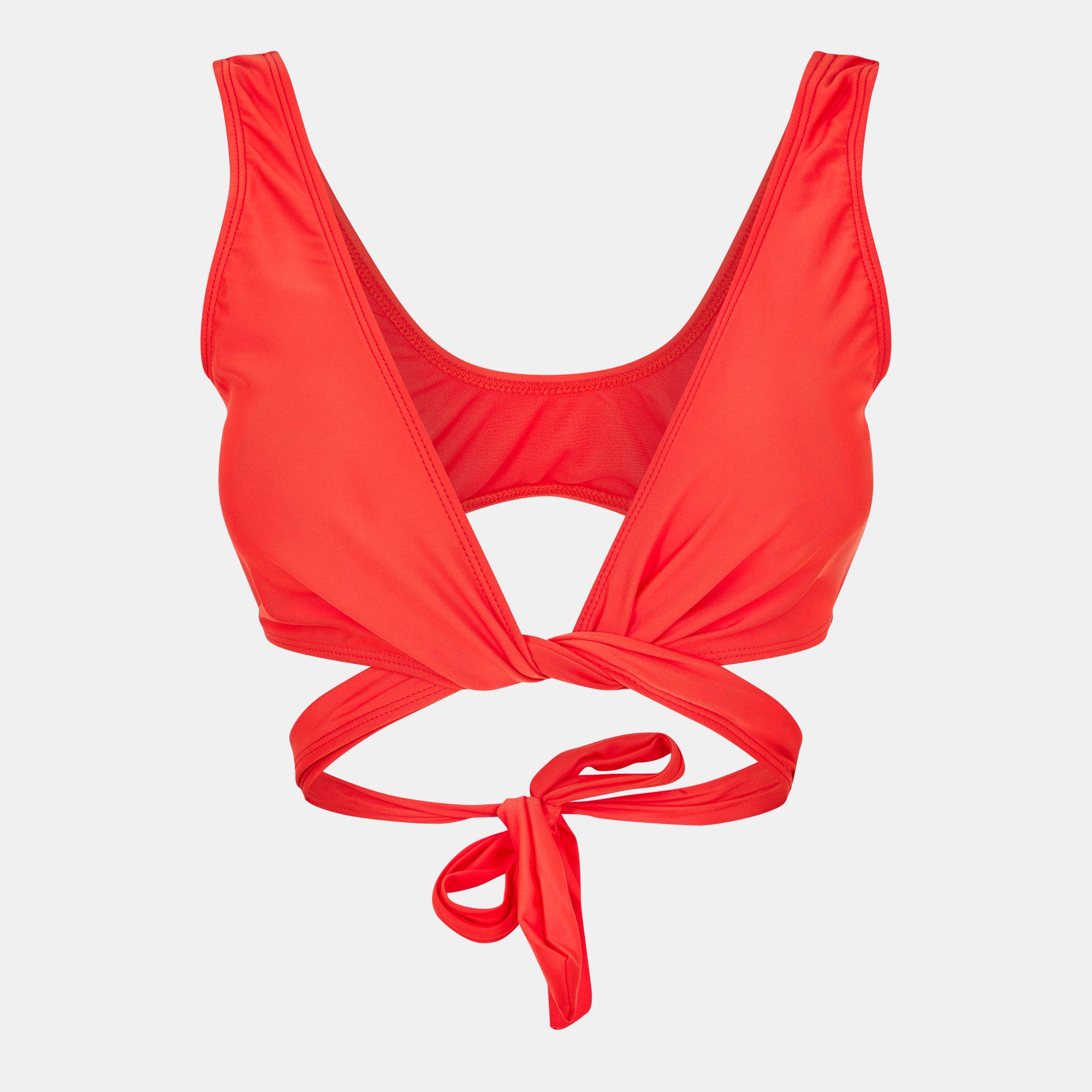 Rouge - Brave Soul - Plunge Neck Wrap Around Bikini Top - 1