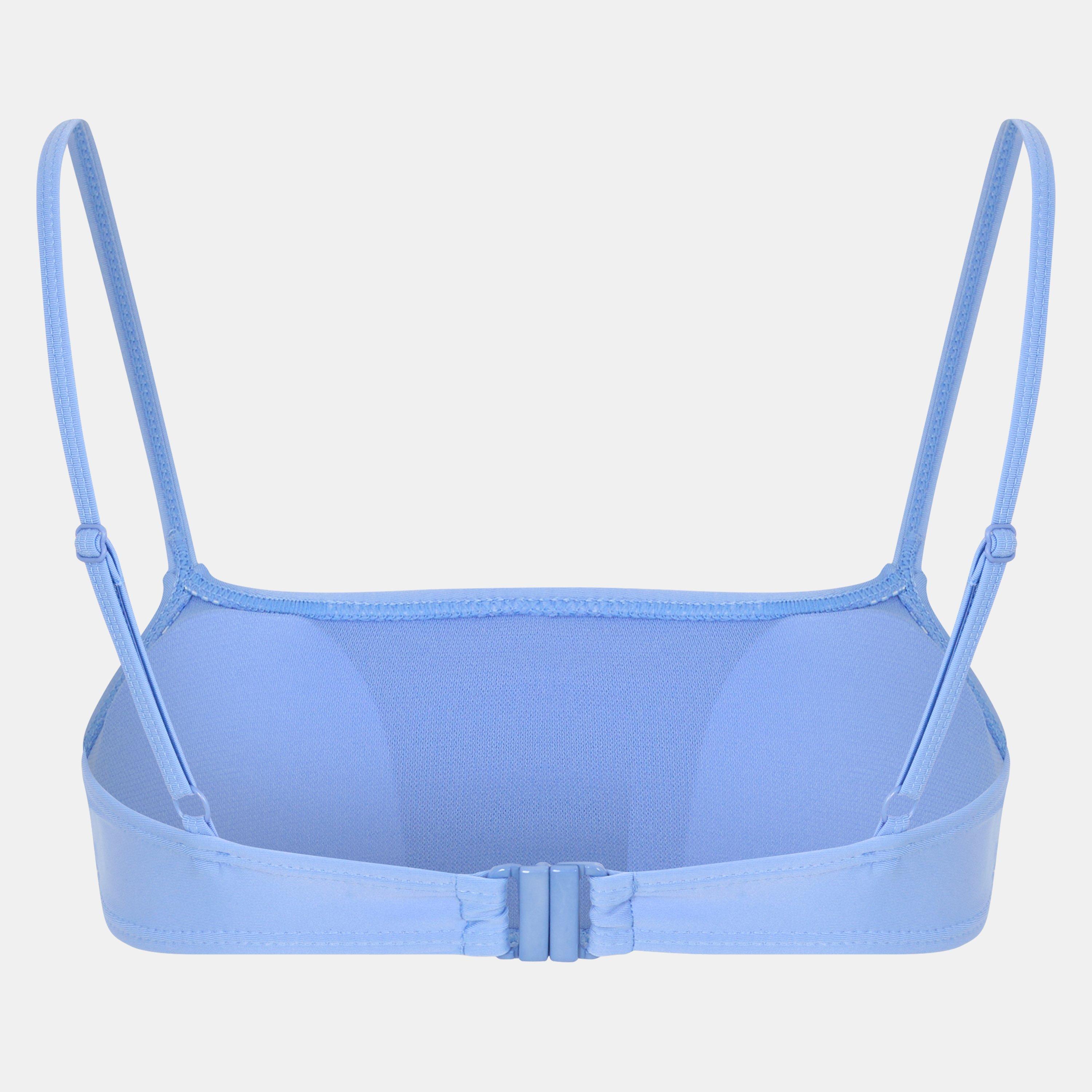 Blue - Brave Soul - Square Neck Bikini Top - 2