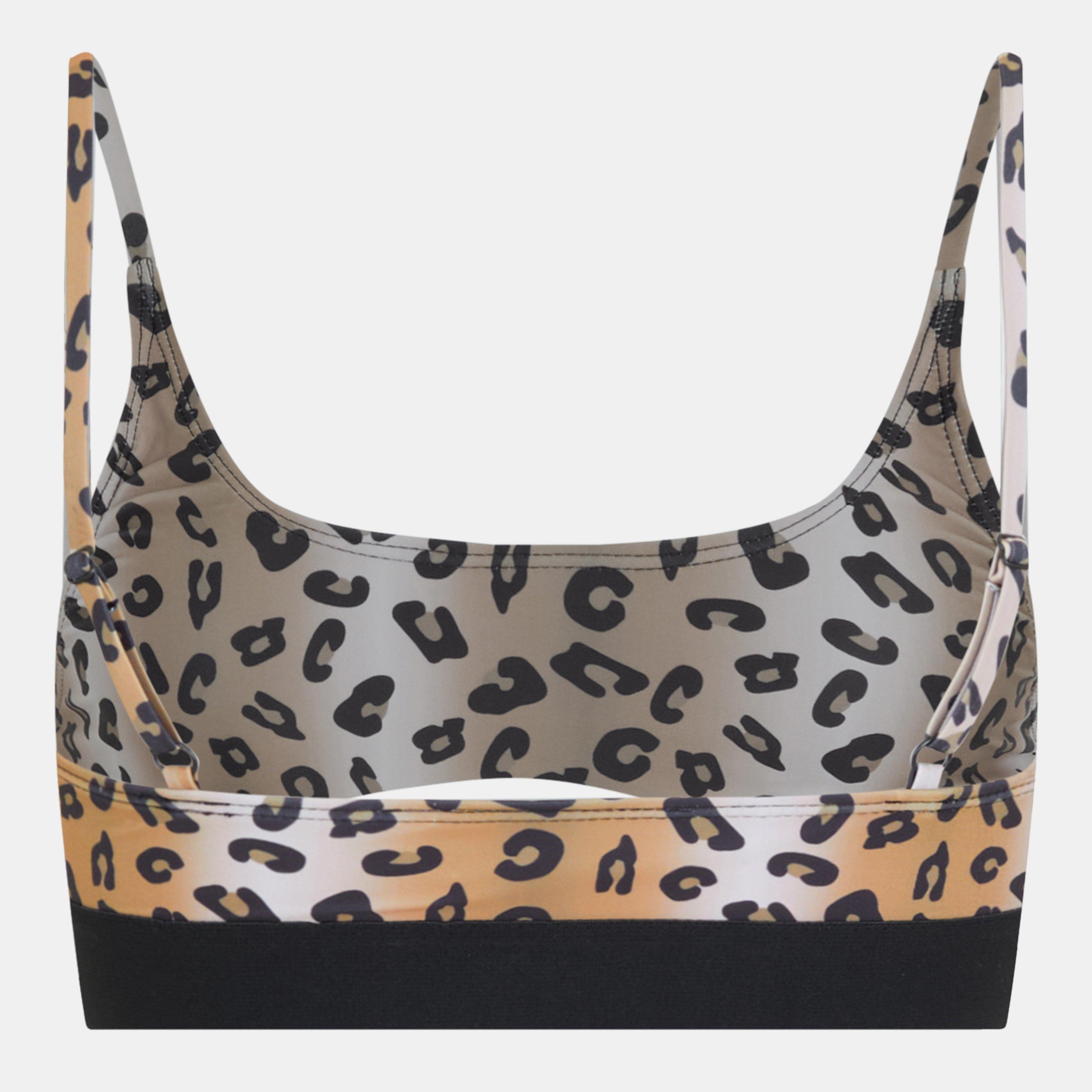 Lprd Print/Blk - Brave Soul - Bikini Top with Cutout - 2