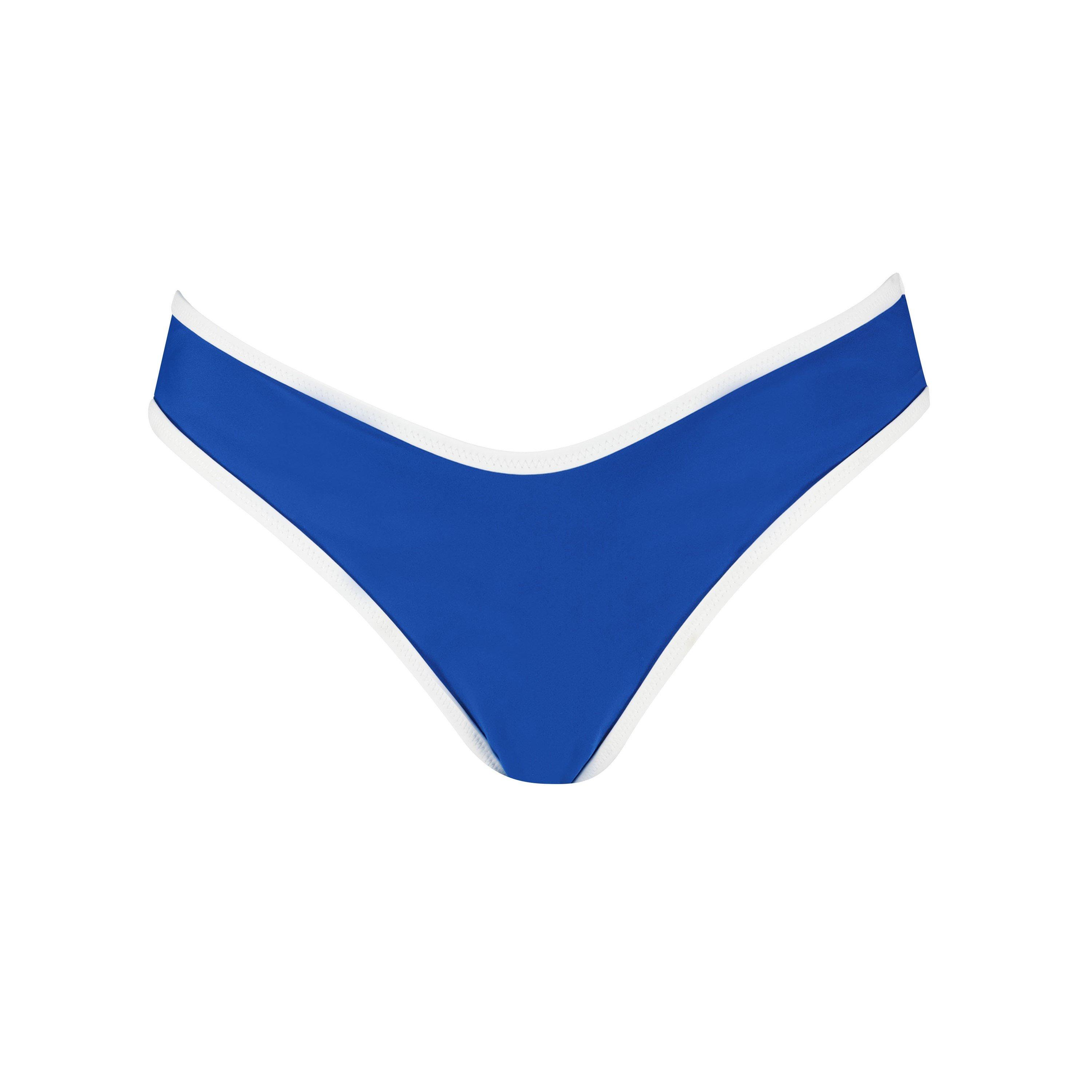 Puma Women's Reversible Brazilian Bikini Bottoms - Blue / Green - 12 (M)