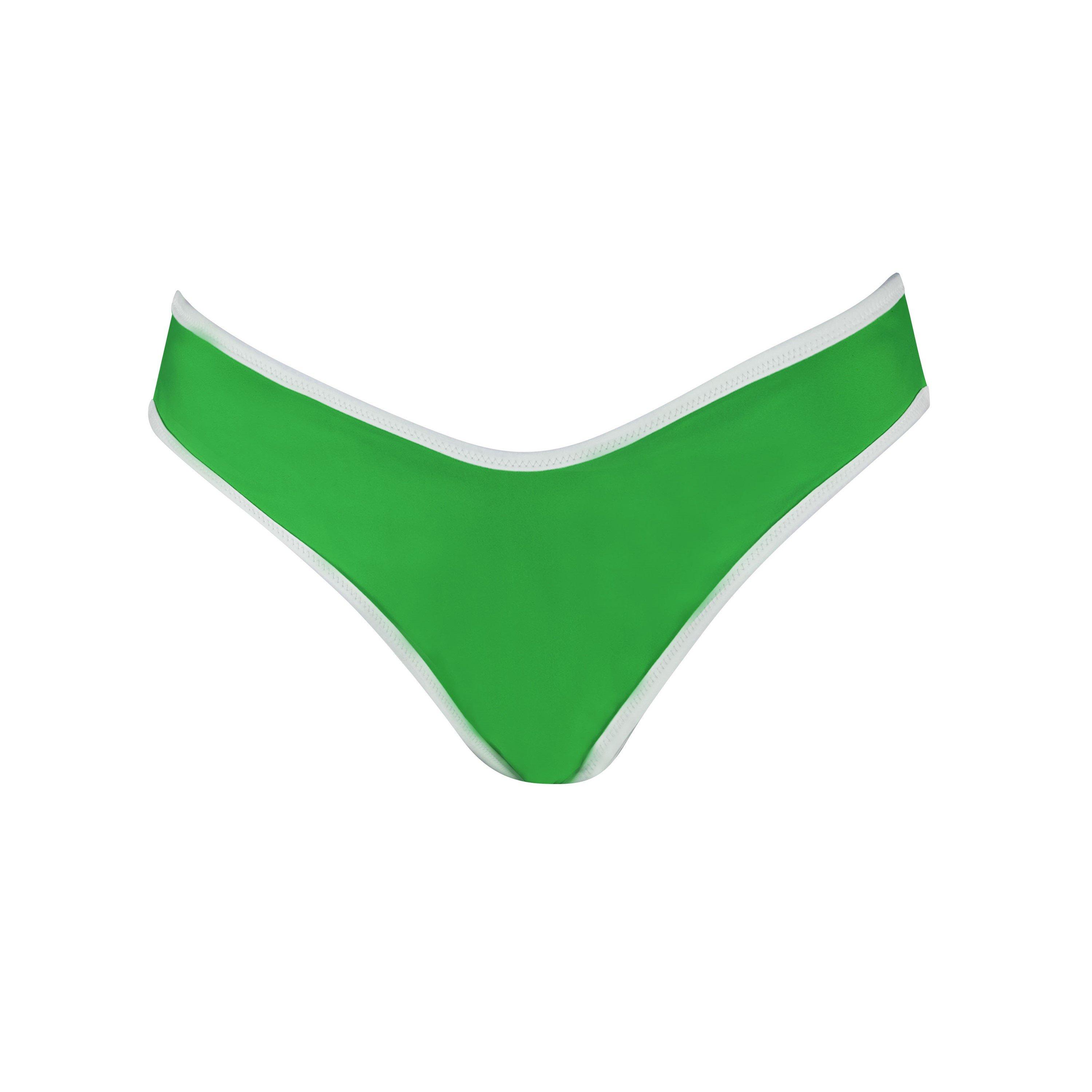 Blue / Green - Puma - Women's Reversible Brazilian Bikini Bottoms - 3