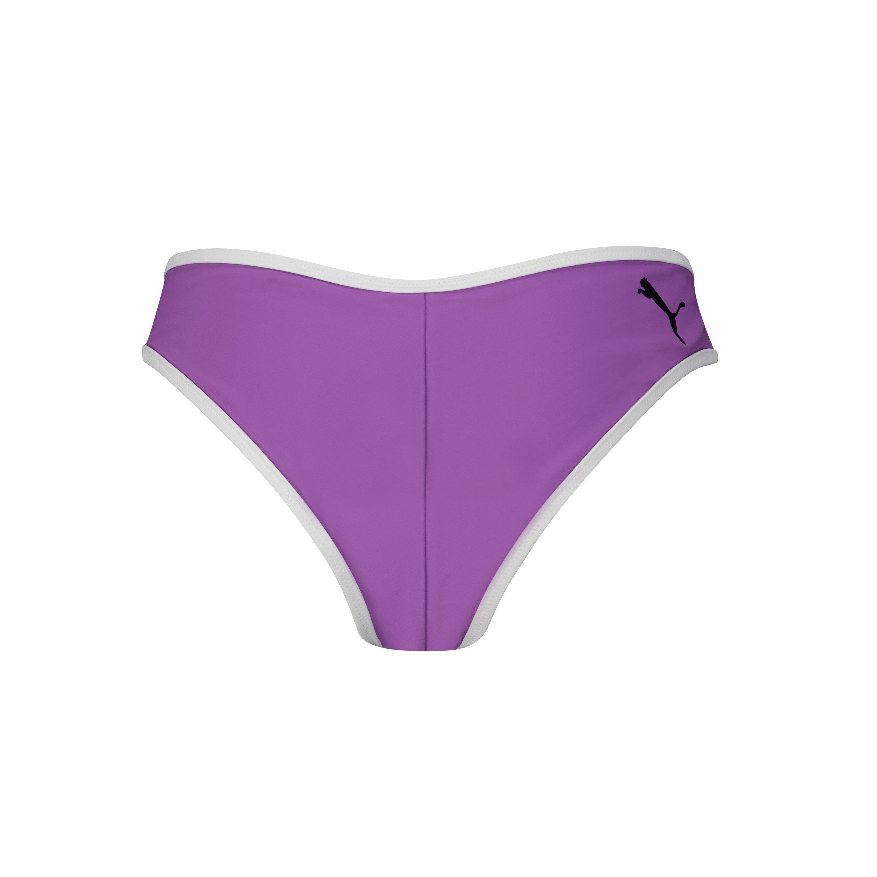 Purple Combo - Puma - Reversible Brazilian Bikini Bottoms - 2