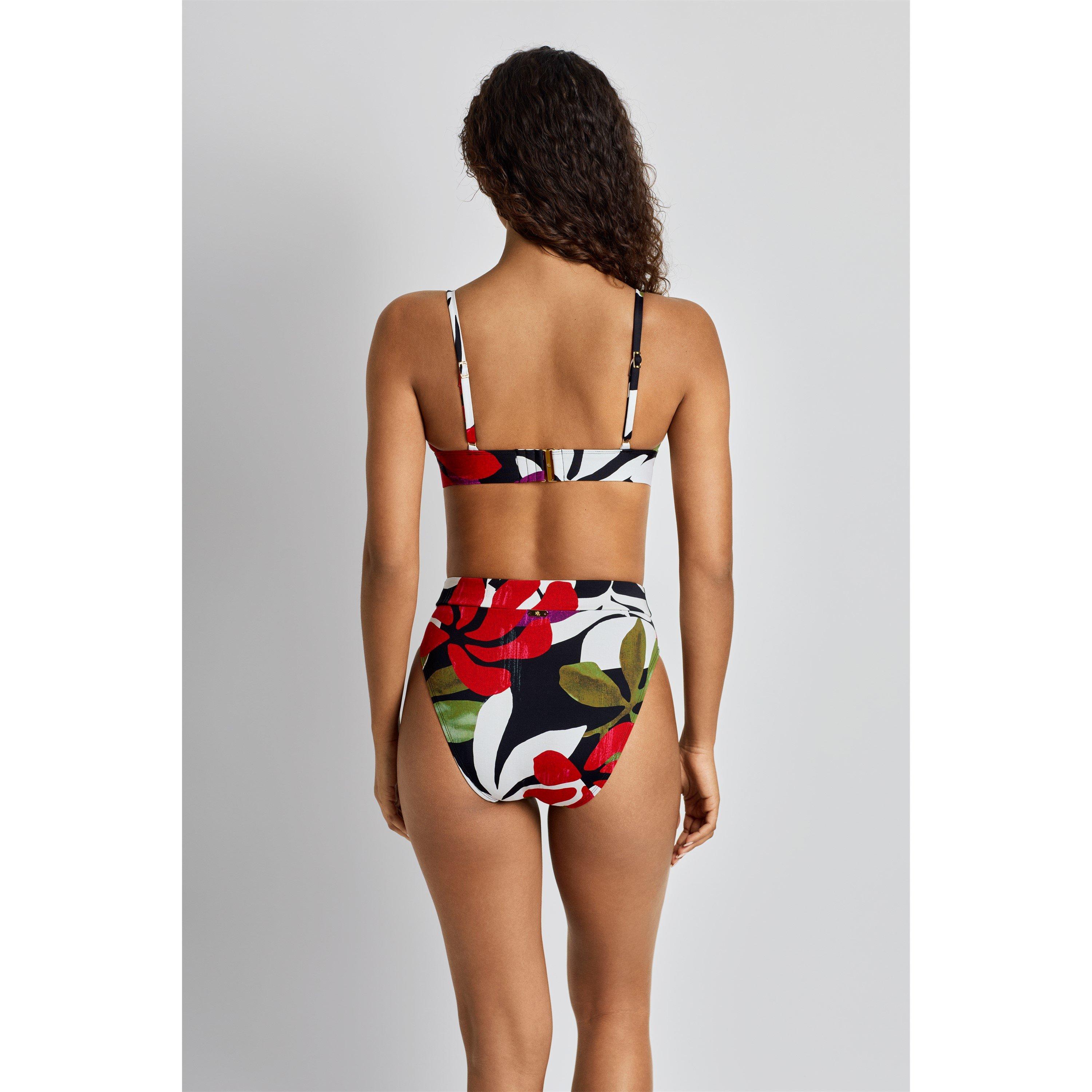 Jungle Floral - Lauren by Ralph Lauren - LRL Tri Bikini Top Ld63 - 2