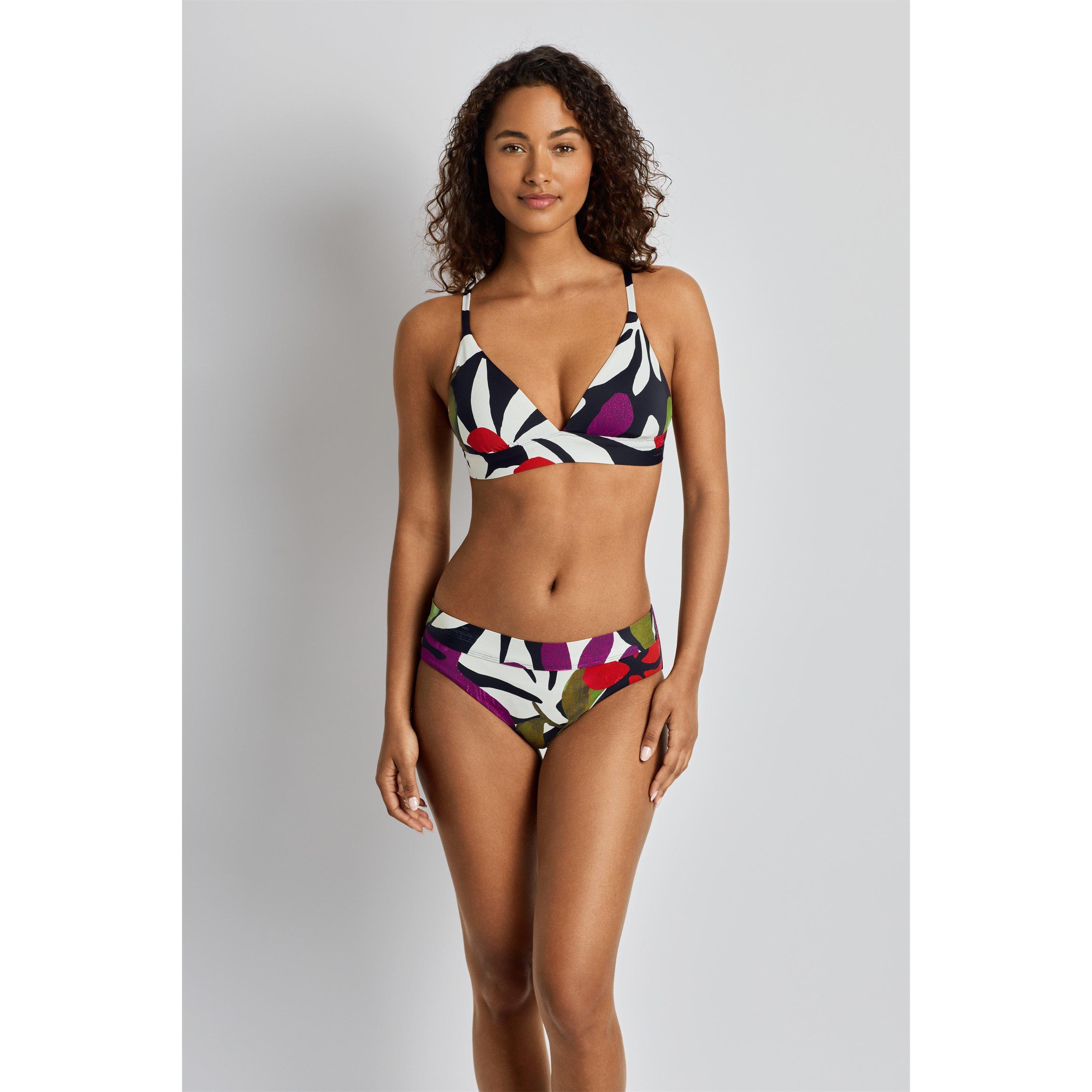 Jungle Floral - Lauren by Ralph Lauren - LRL Tri Bikini Top Ld63 - 4