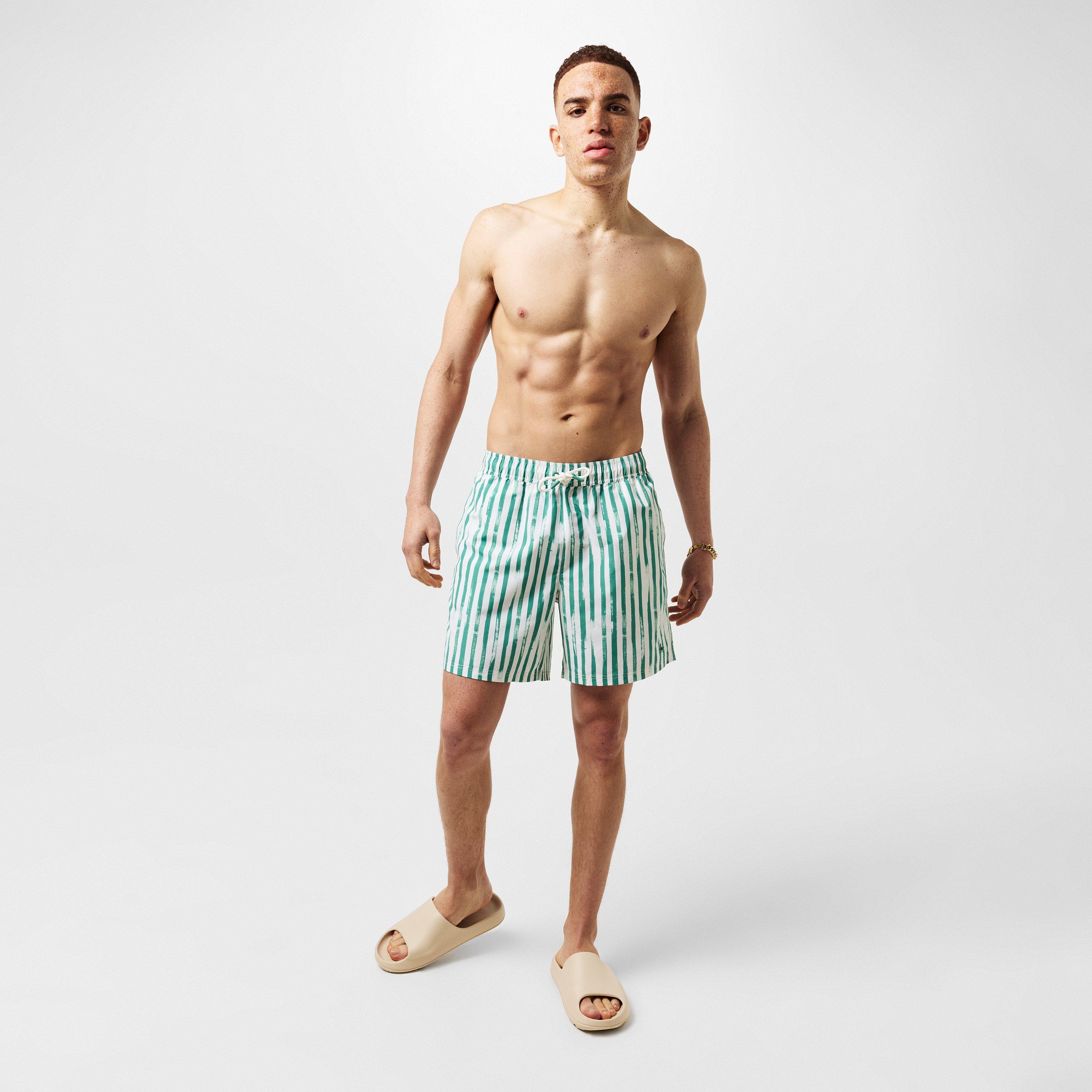 Jadno zelena - Jack Wills - Stripe Swim Shorts - 6