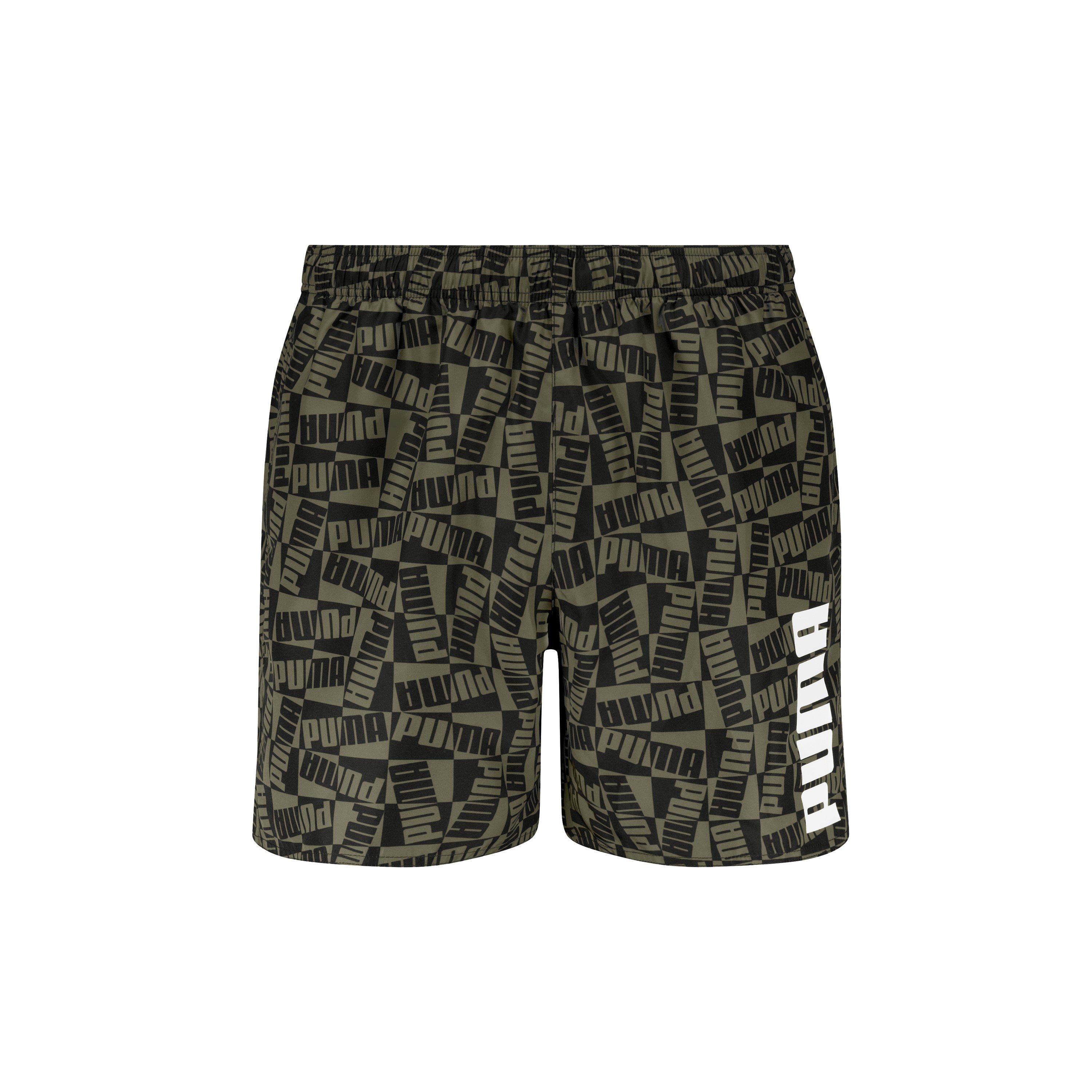 Black/Green - Puma - Puma Swim Men Printe Sn99 - 1