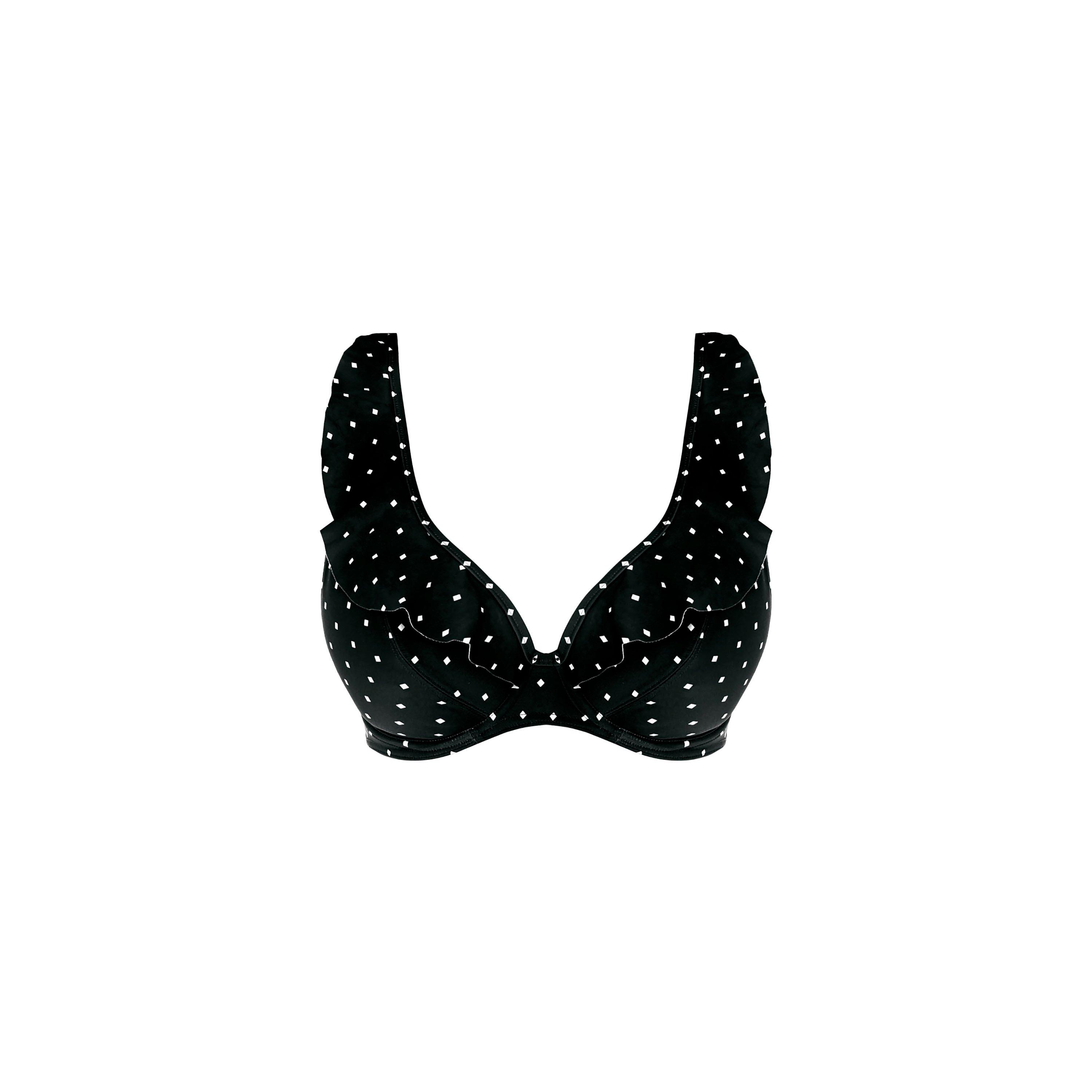 BLK Black - Freya - Jewel Cove Underwired Plunge Bikini Top - 1