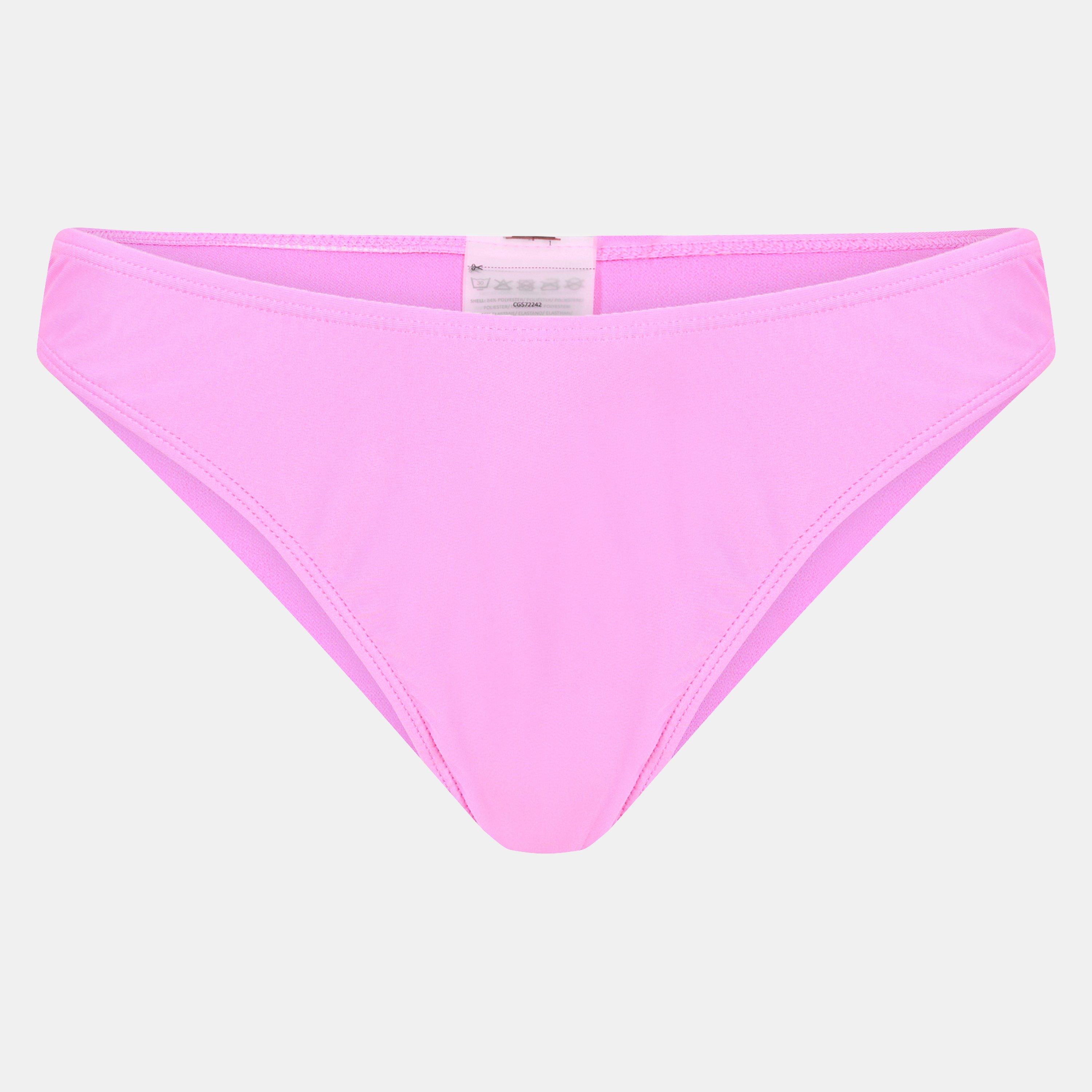 Brave Soul Women's Low Rise Bikini Bottoms - Bright Pink - 8 (XS)