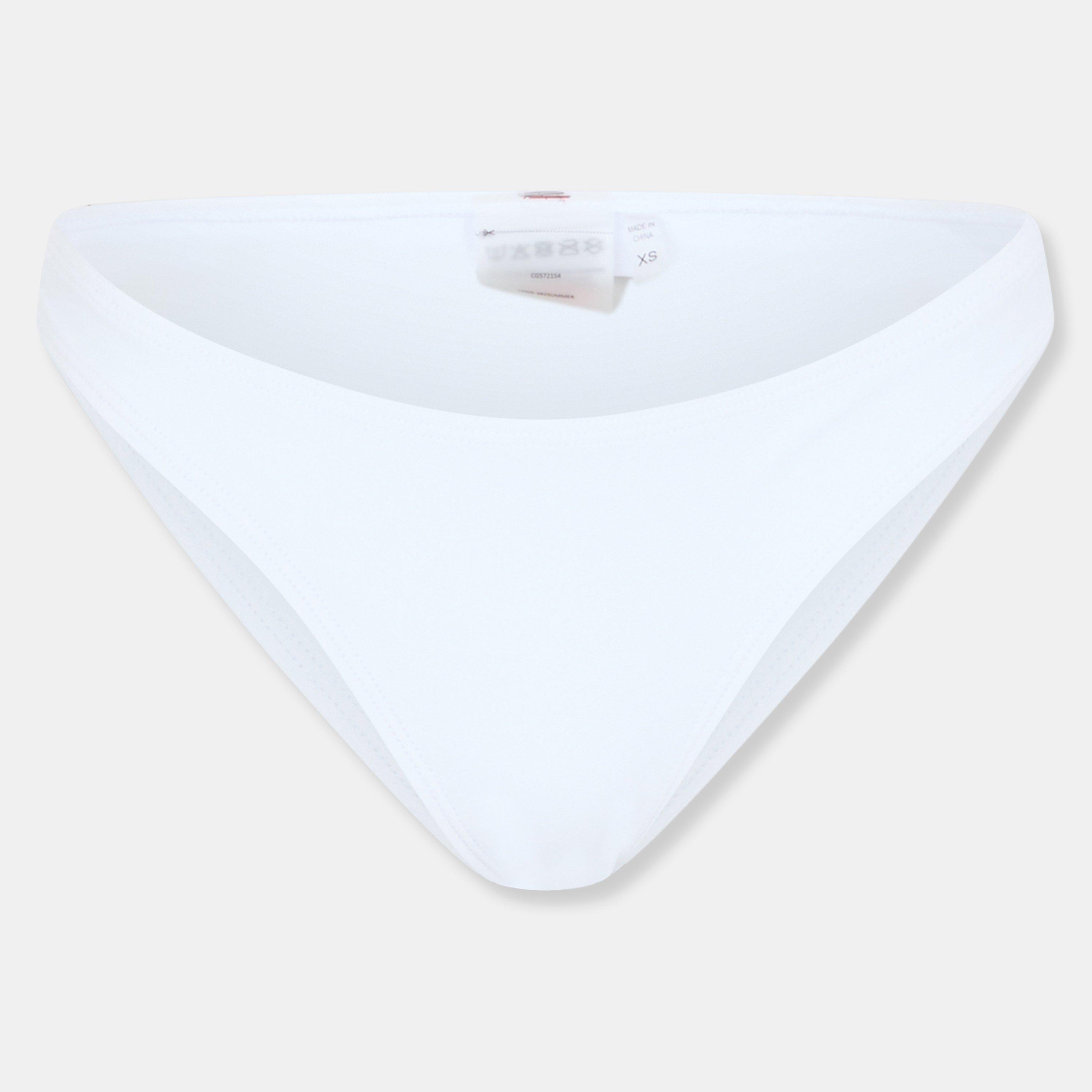 Brave Soul Women's Low Rise Bikini Bottoms - White - 14 (L)