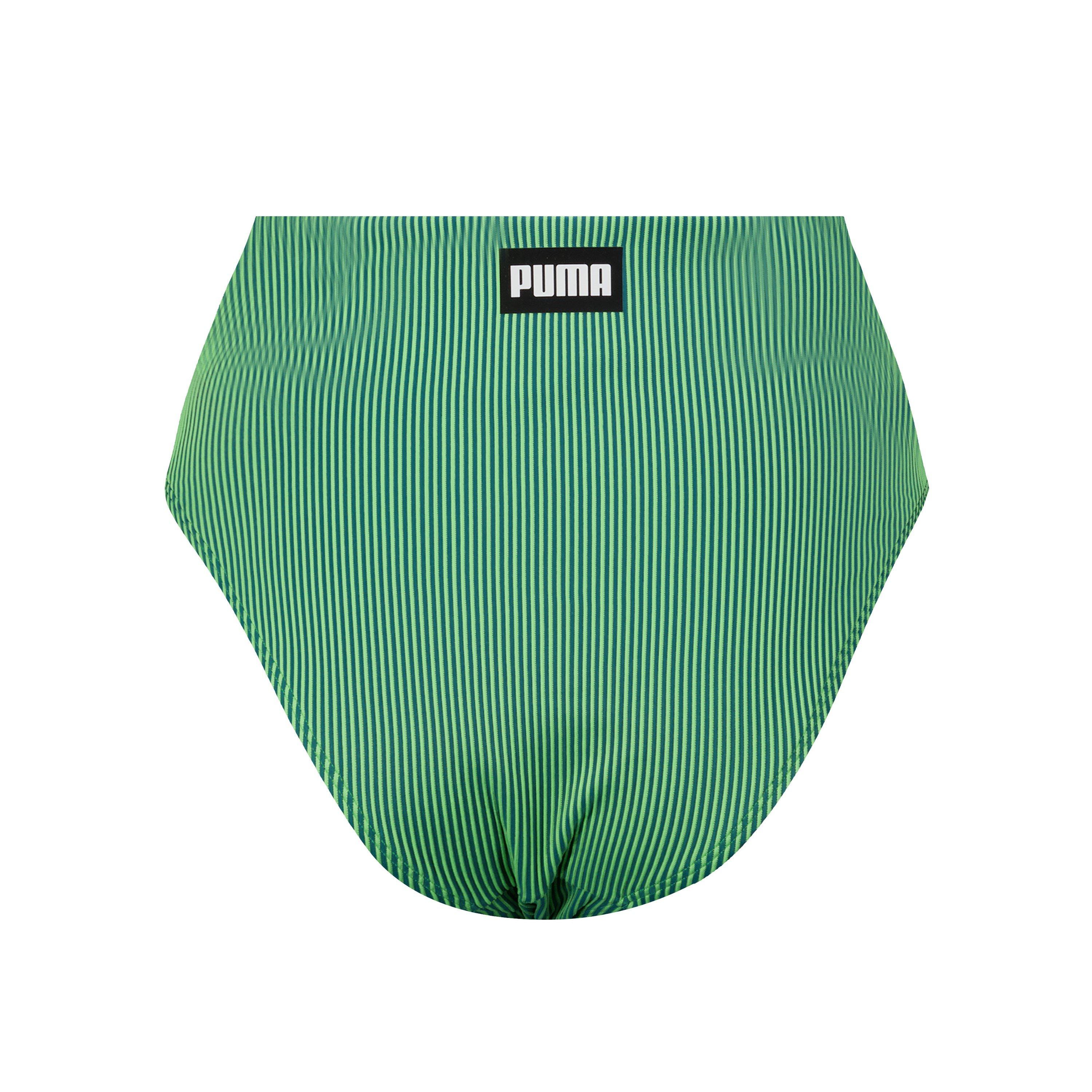 Green Combo - Puma - High Waisted Bikini Bottoms - 2