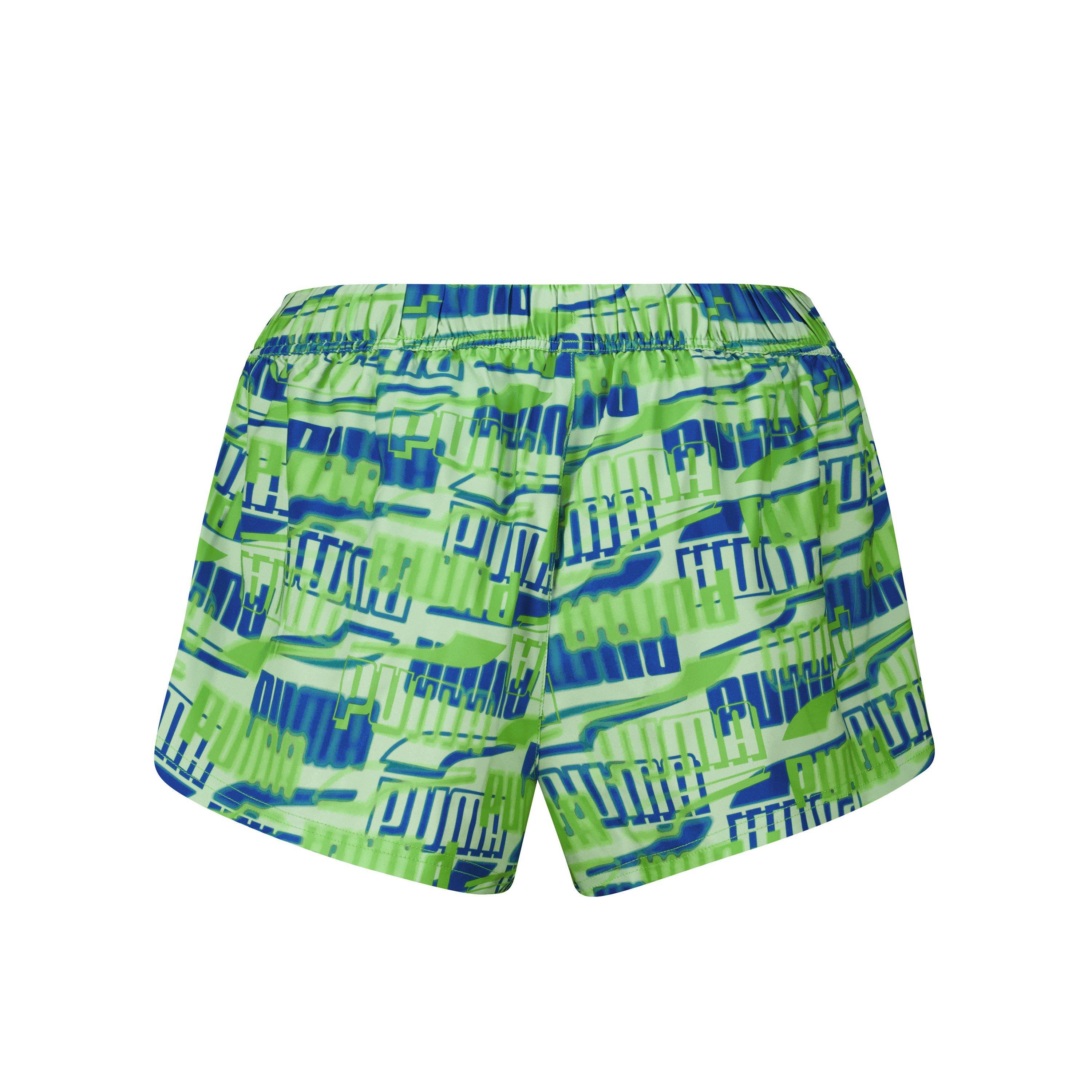 Groene Combinatie - Puma - Printed Woven Swim Shorts - 2